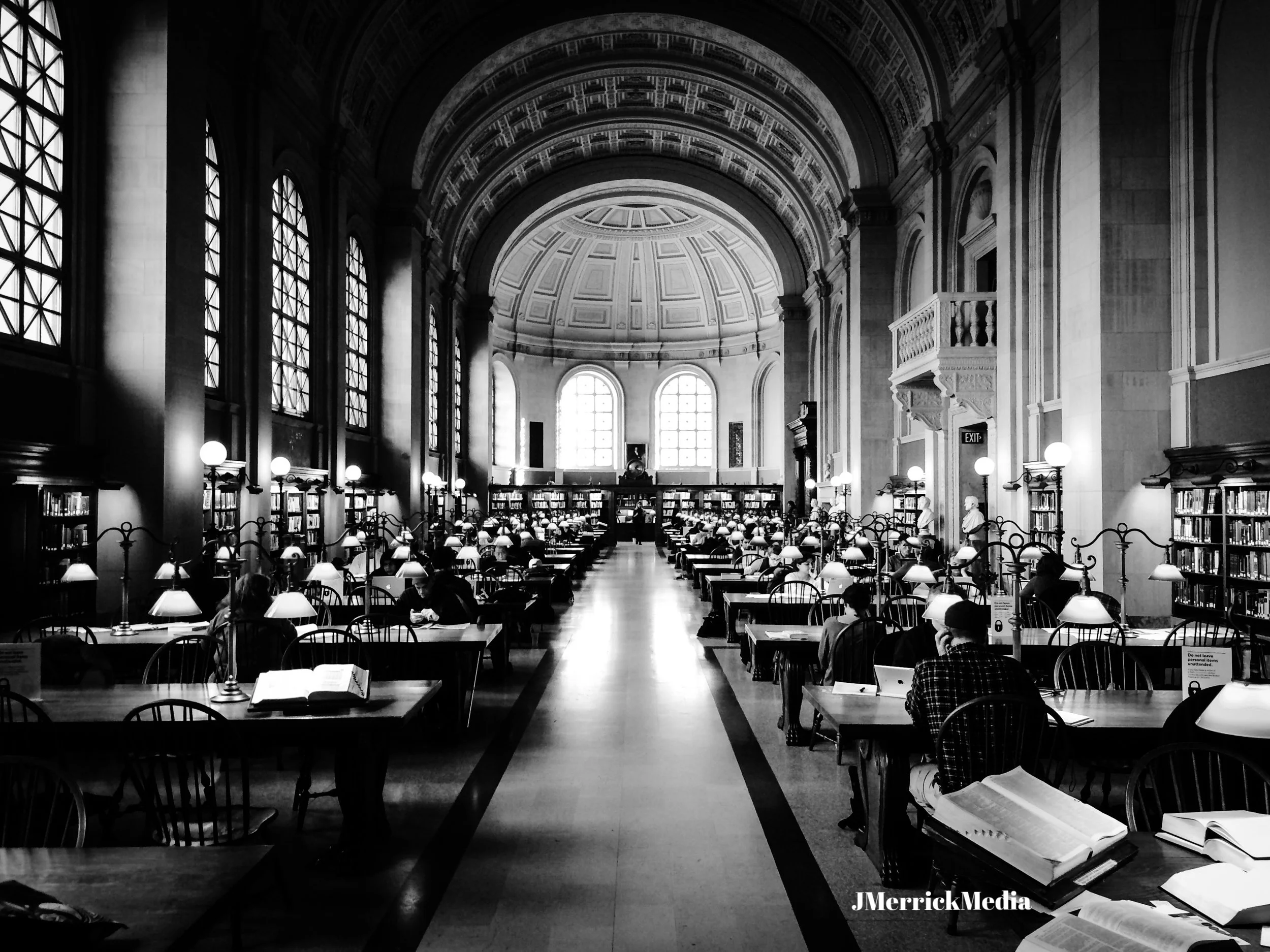 Bates Hall, Boston Public Library (built 1896), Boston, MA
