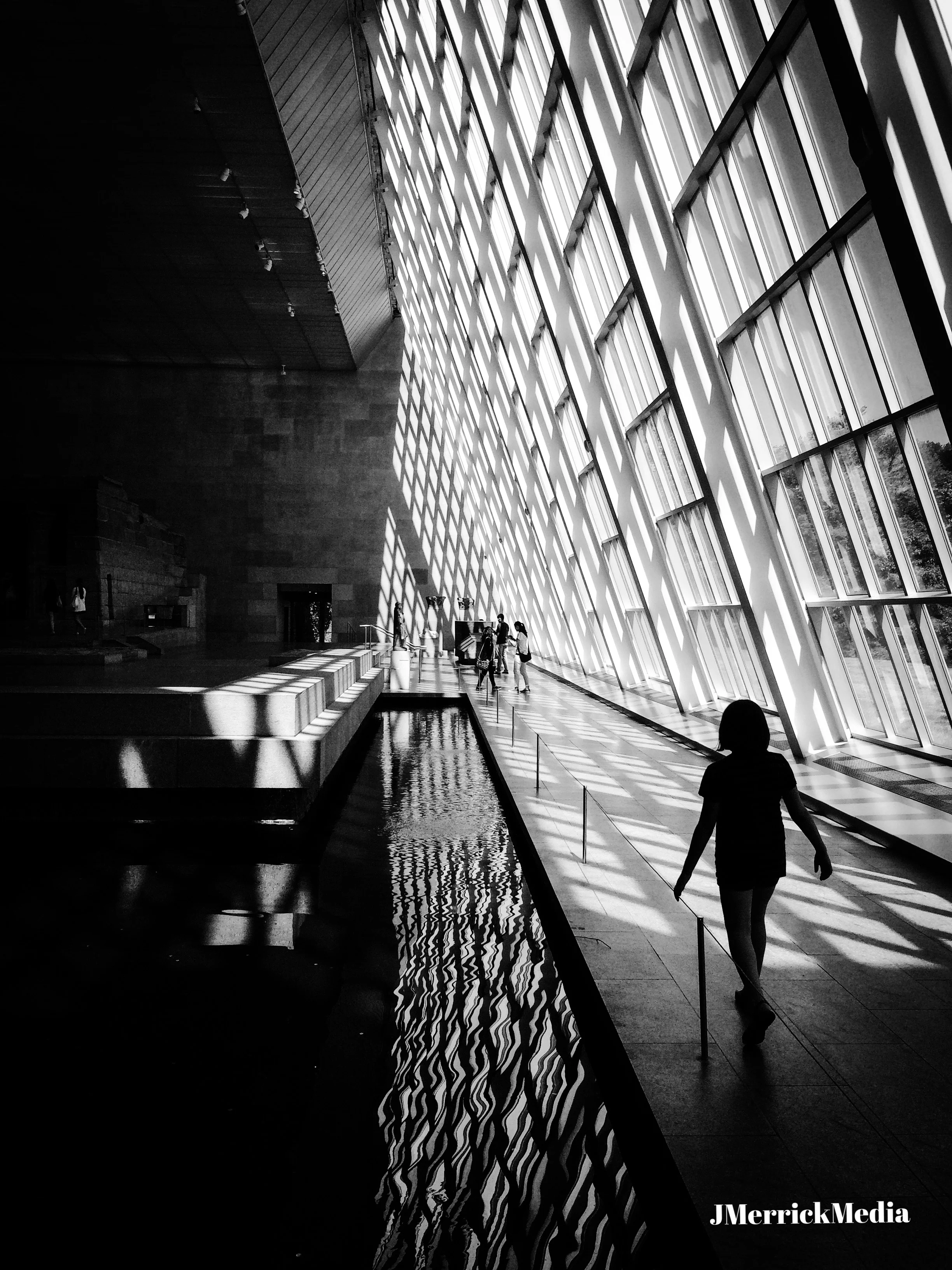 Windows in the Temple of Dendur