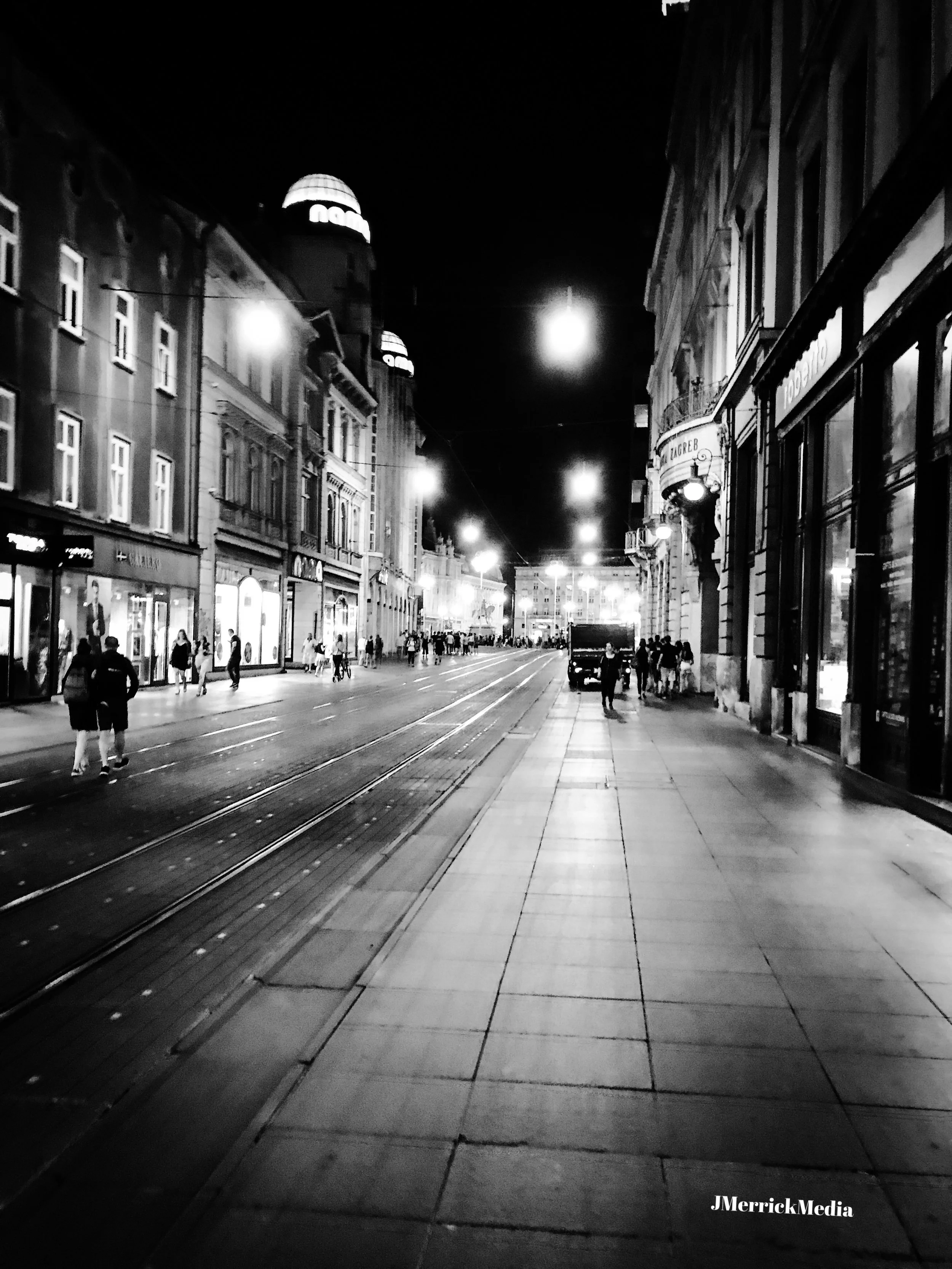 Zagreb at night