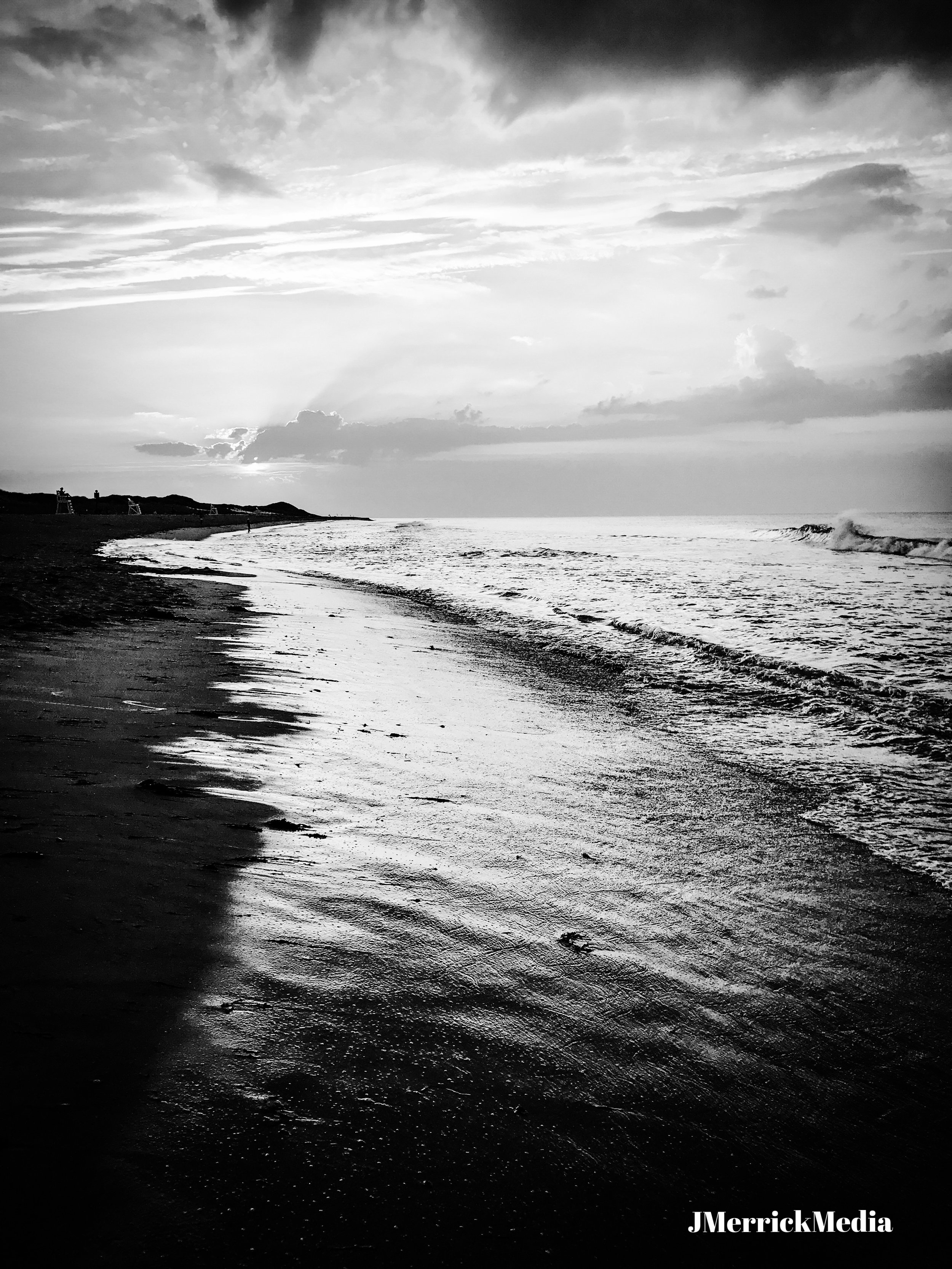 Cape Cod beach sunset