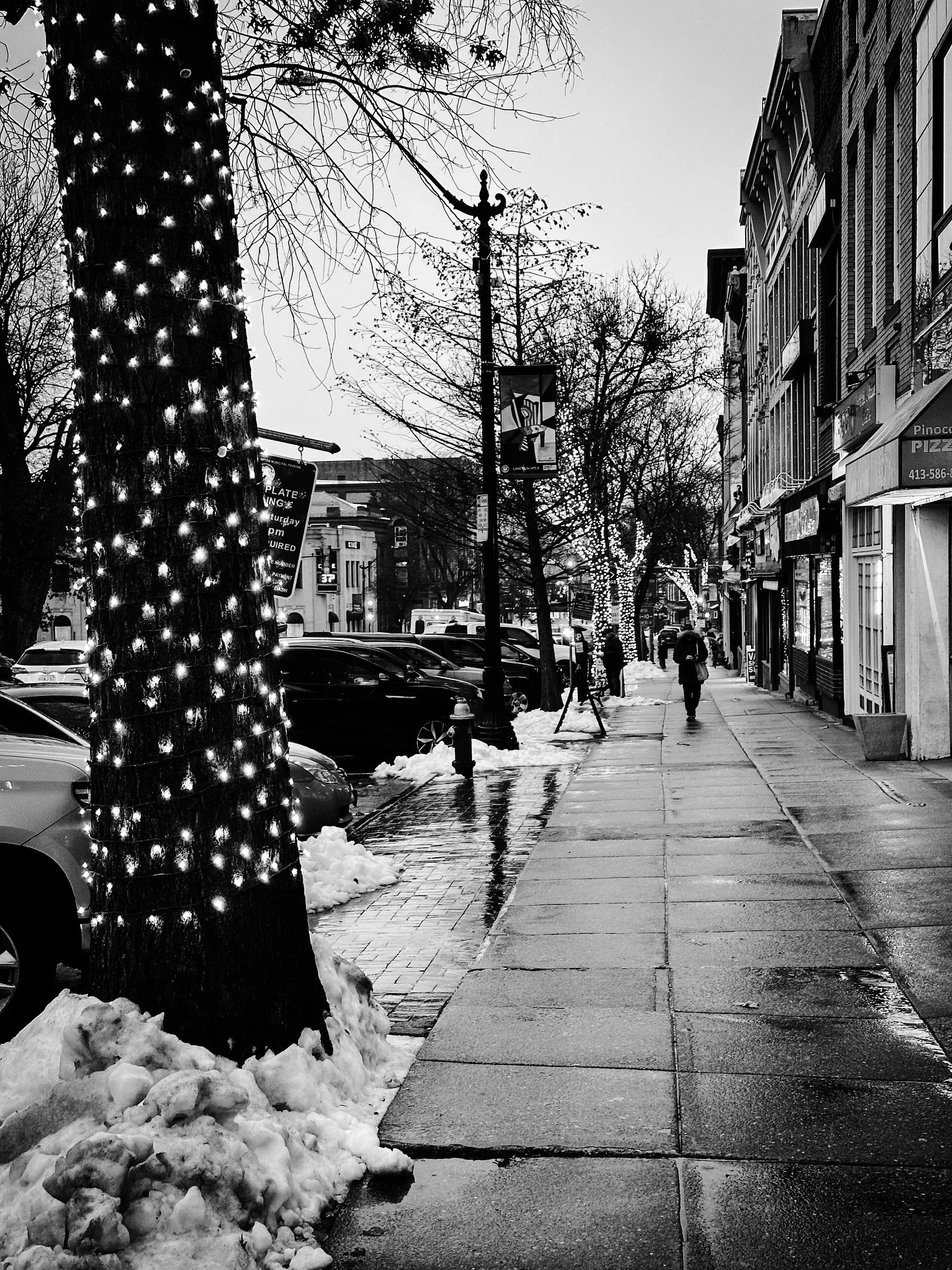 Rainy day yesterday #streetphotography #streetphotos #rainy #snowy #blackandwhite #blackandwhitephotography