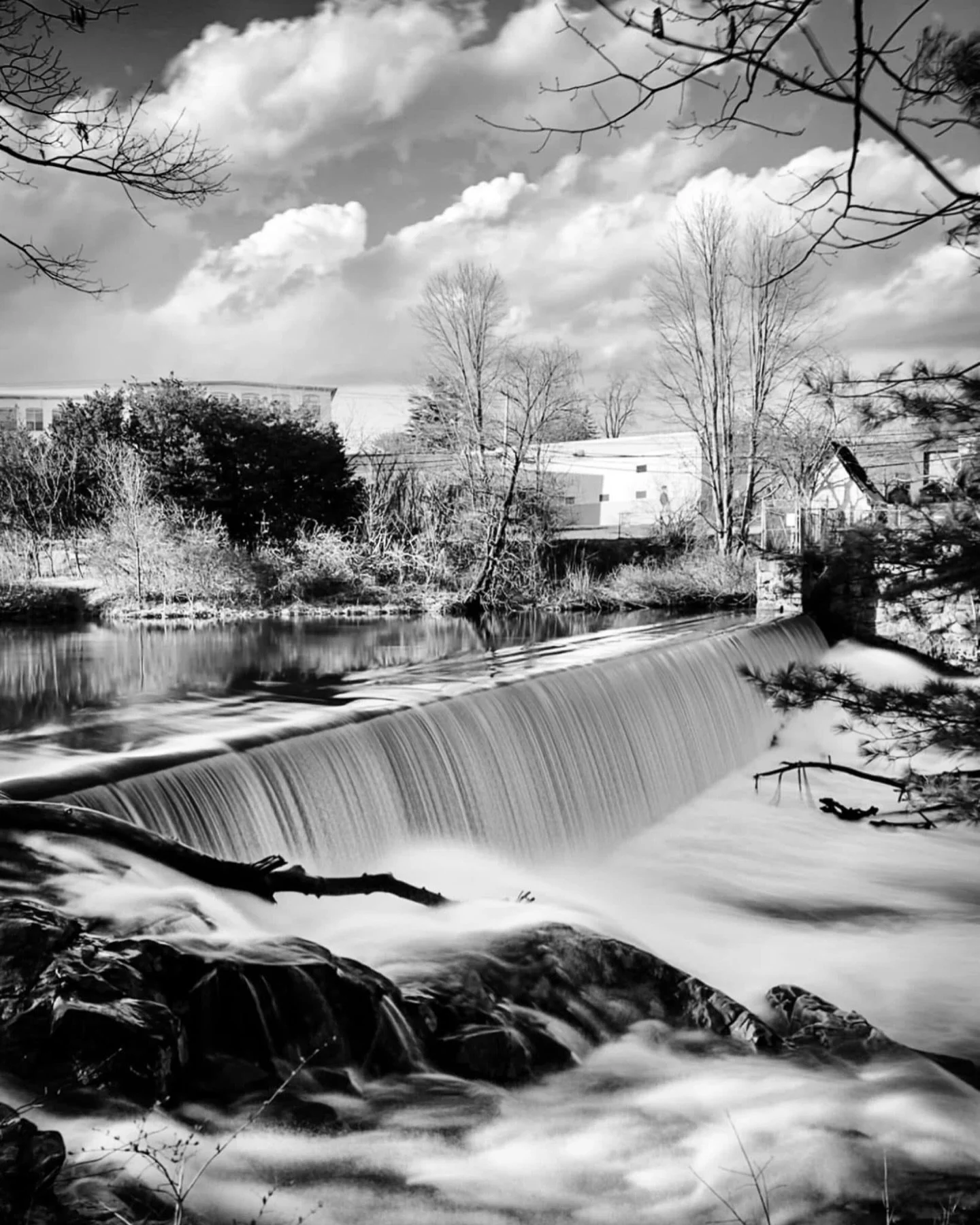 Waterfall long exposure #tbt (3 years ago) #blackandwhitephotography #blackandwhite #landscape #waterfall #longexposure #landscapephotography #river #repost #latergram