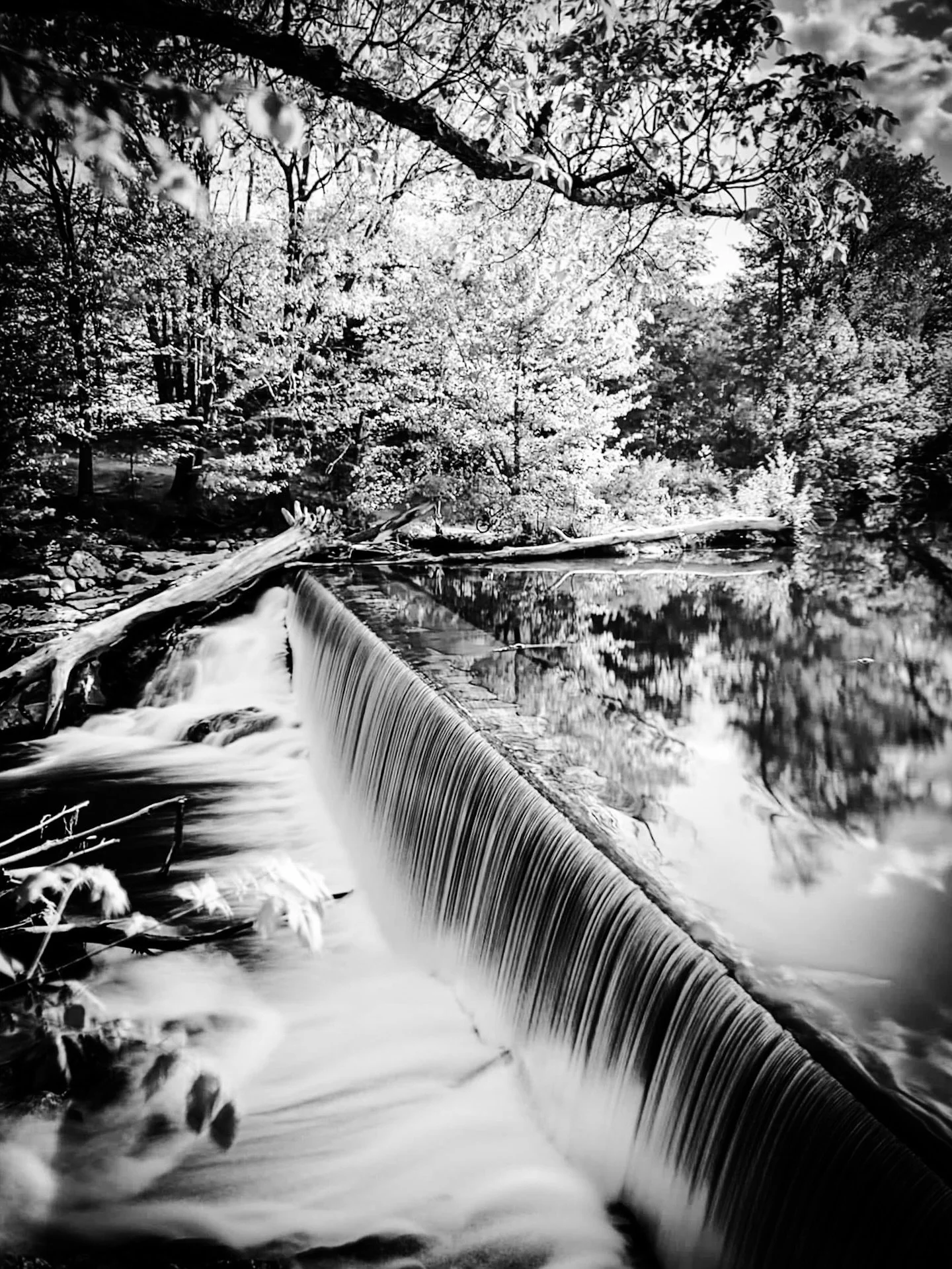 #longexposure #slowshutter #river #waterfall #stream #blackandwhite #blackandwhitephotography #timeless