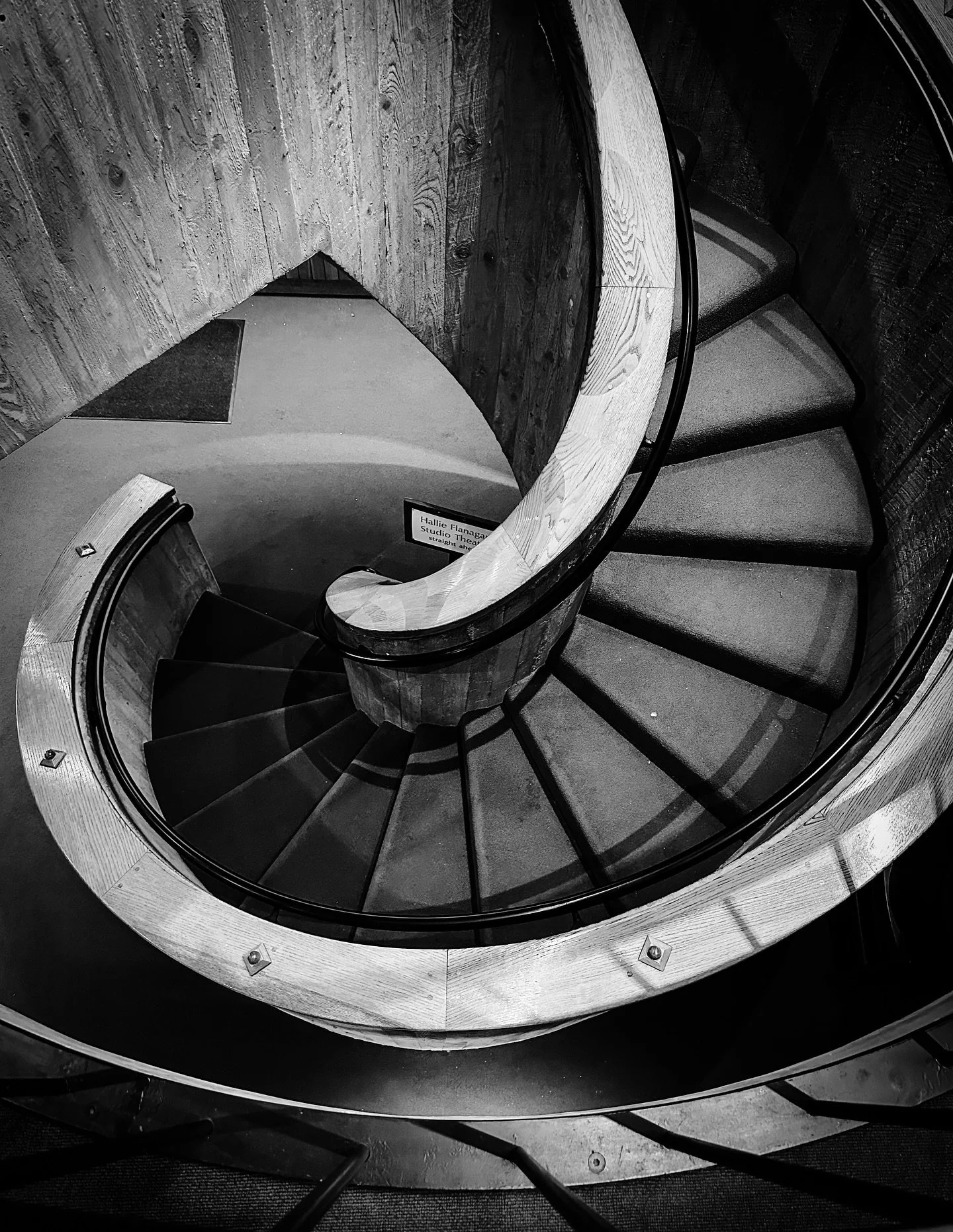 A favorite staircase #architecture #spiral #spiralstaircase #blackackandwhitephotography #blackandwhite