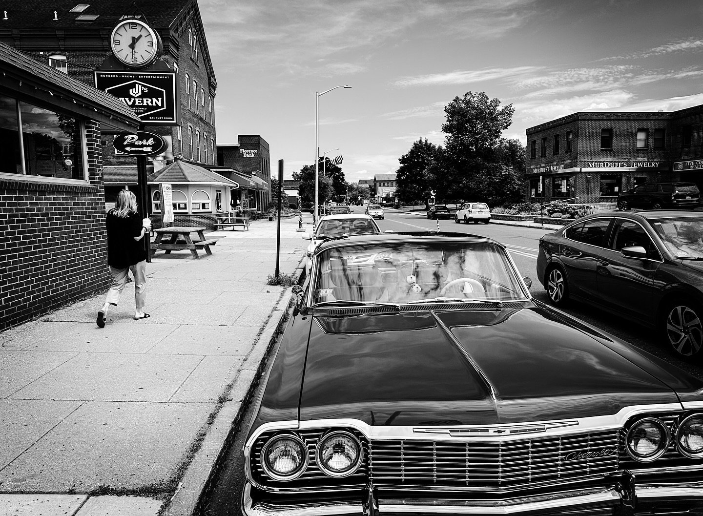 #car @missflorencediner #cars #streetphotography #streetphotos #blackandwhite #blackandwhitephotography #vintage #retro