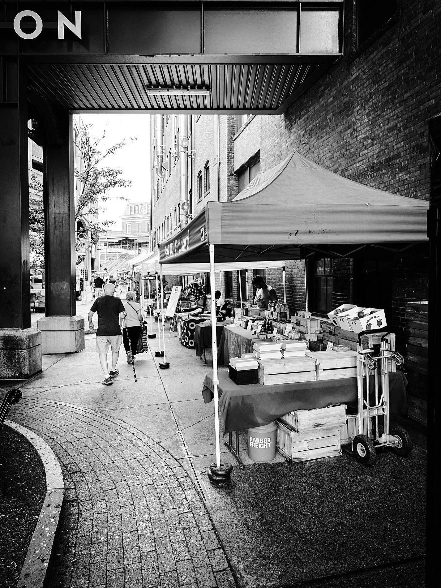 @tuesdaymarket #farmersmarket #streetphotos #streetphotography #blackandwhite #blackandwhitephotography #summer