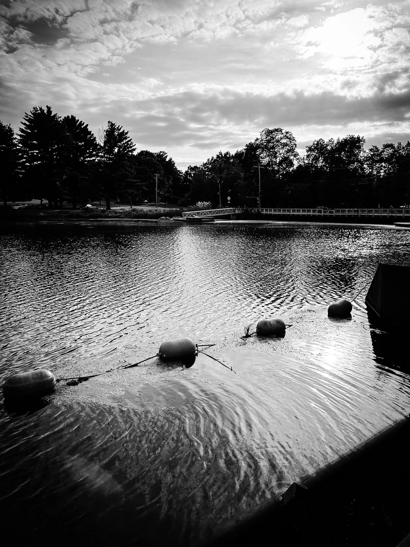 Easthampton view #sunset #easthamptonma #nature #landscape #landscapephotography #pond #clouds #sky