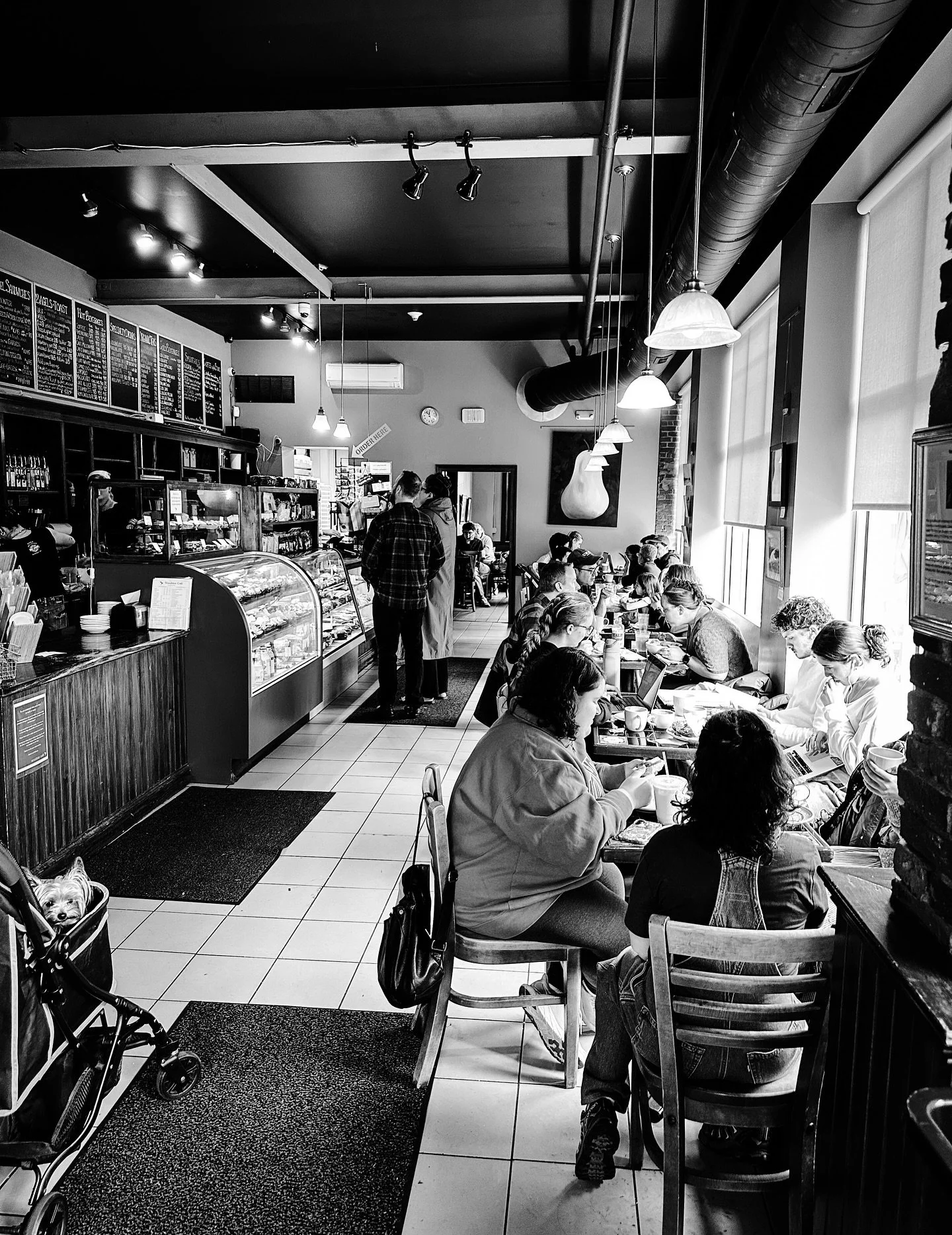 @woodstarcafe #blackandwhite #blackandwhitephotography #cafe #cafes #architecture