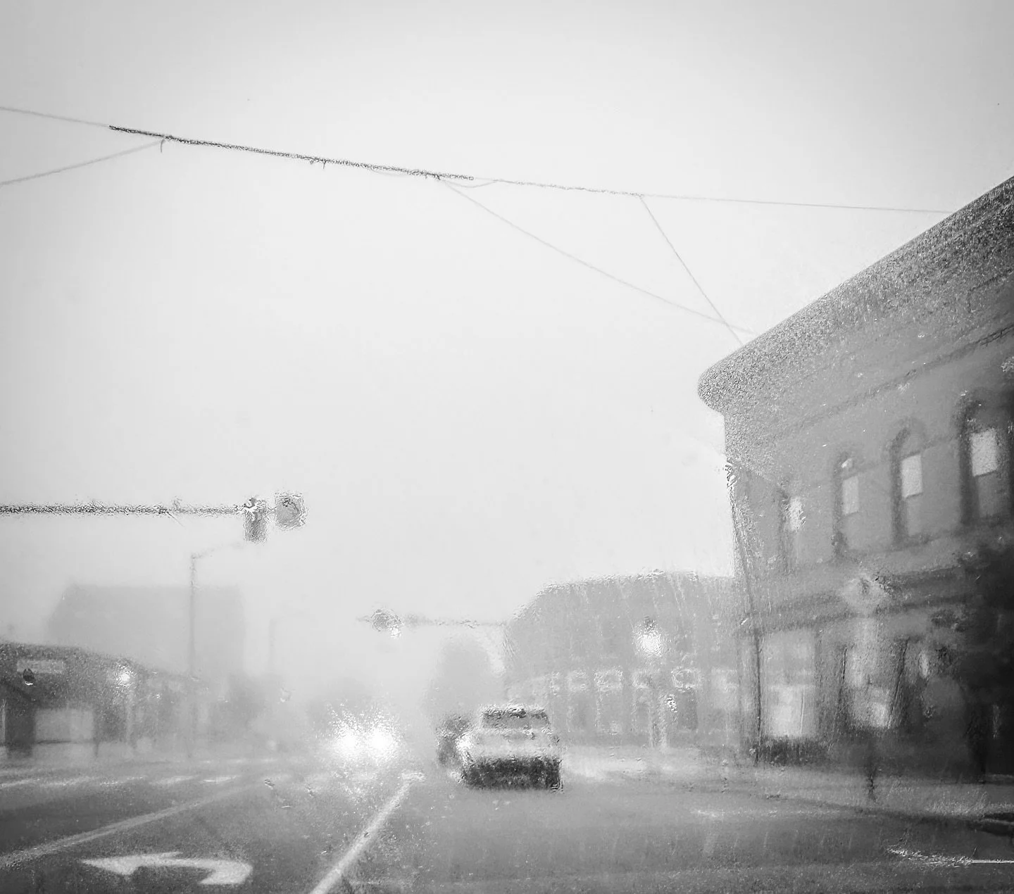 Yesterday #foggy #misty #morning #foggymorning #filmnoir #noir #ghostly #mysterious #blackandwhite #blackandwhitephotography #streetphotos #streetphotography