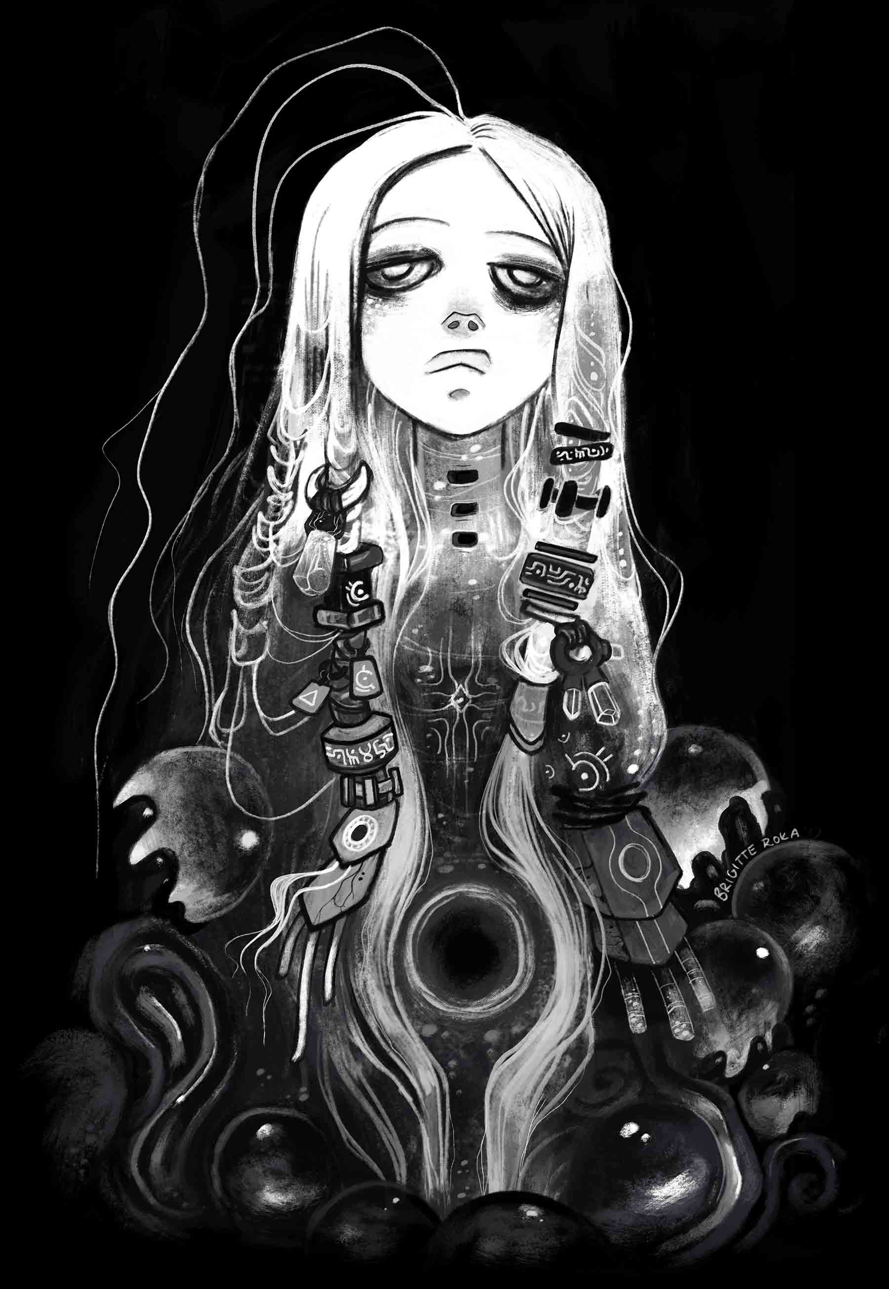 Geode | Sonarium T-shirt and guitar pedal design based on Vinny | Digital | 2017