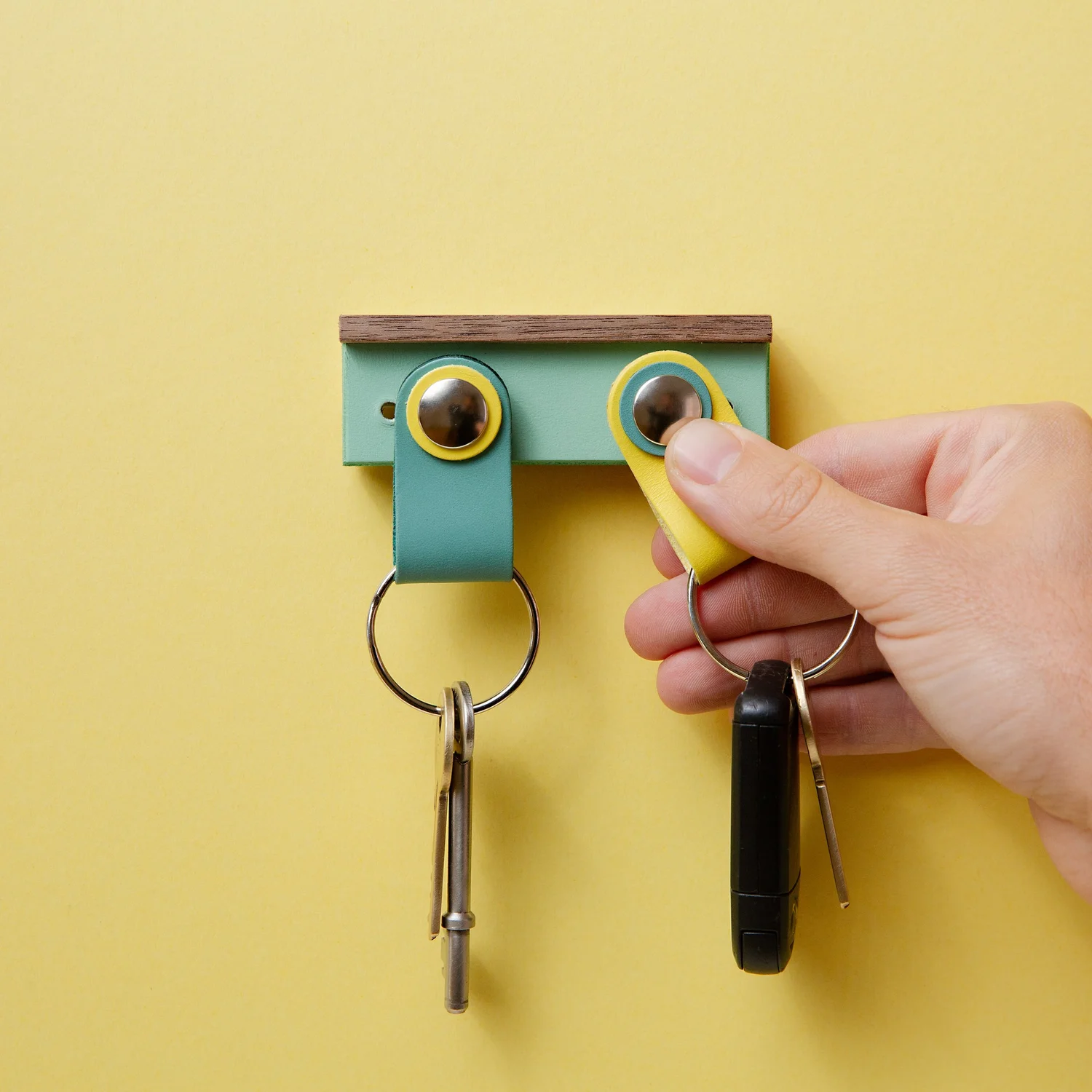 Wooden Key Ring How To Make A Key Rack Dark Walnut Wood Key Rack