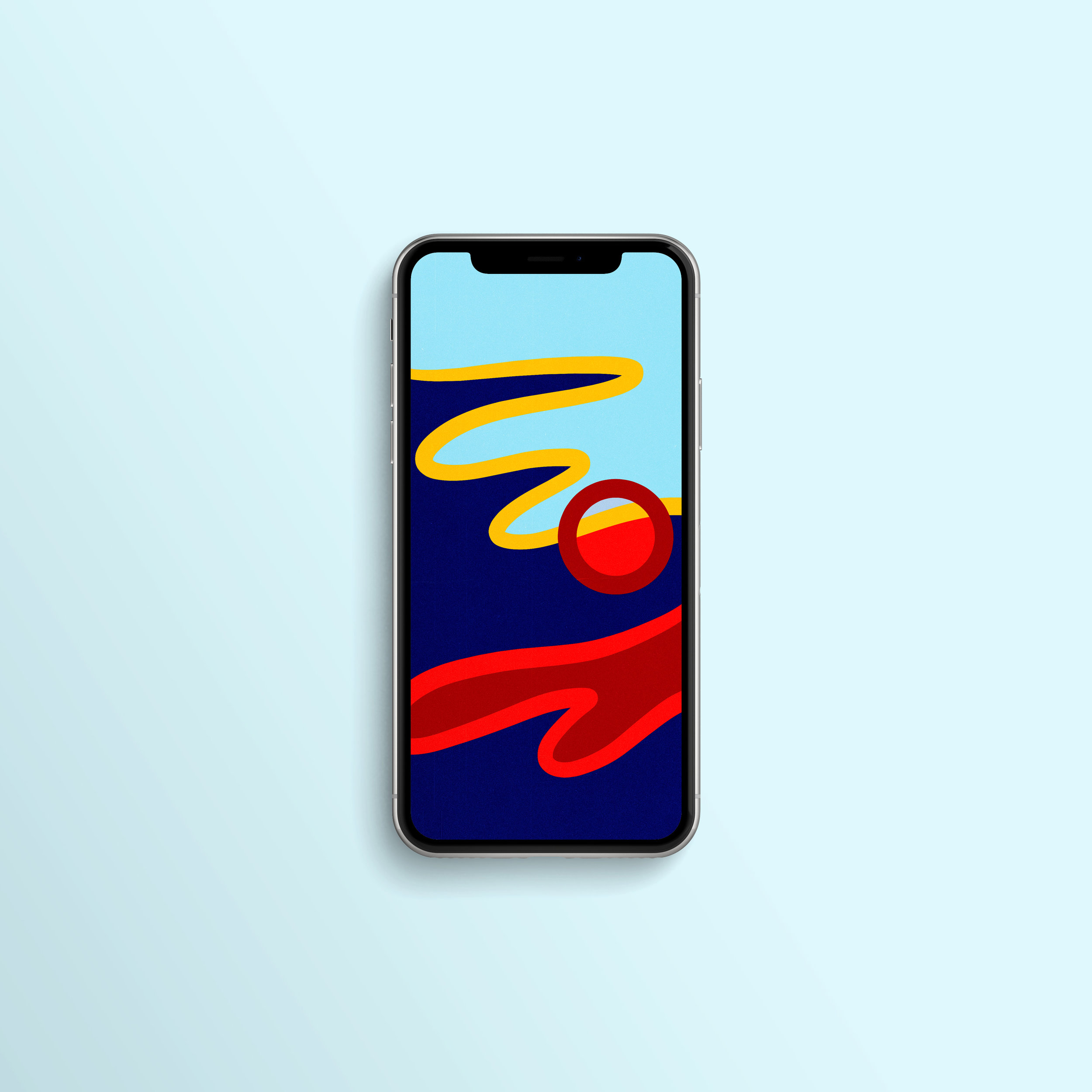 Abstract No 1 Wallpaper Iphone X Xs Xr Emily Only Design Creative