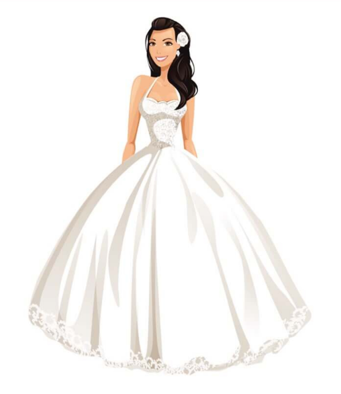 Wedding Dress Stock Vector Illustration and Royalty Free Wedding Dress  Clipart
