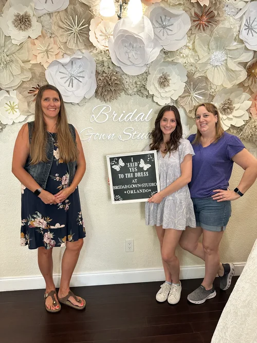 Ally at Bridal Gown Studio Orlando