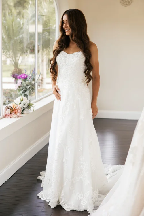 chinese dress ladies Morilee Reagan Corset Wedding Dress 2667
