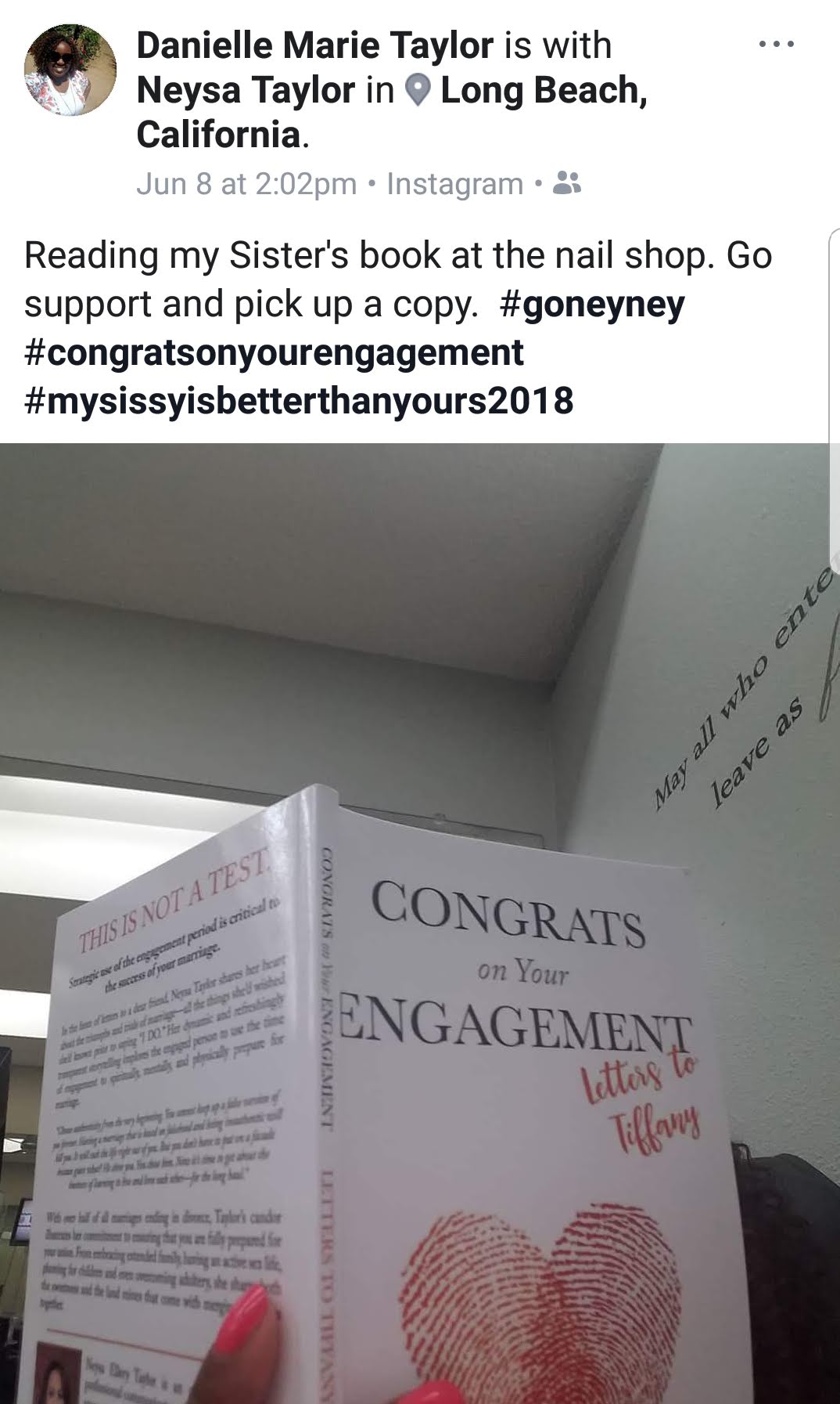 Readers share their thoughts on Congrats on Your Engagement: Letters to Tiffany.