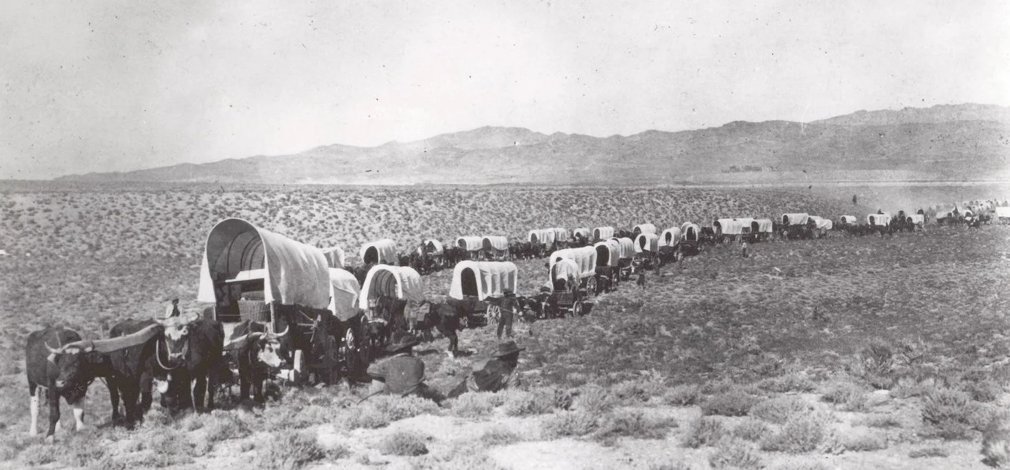 An Exodus - The Mormon Pioneer Trail: Few years in the Far West were more notable than 1846. That year saw a war start with Mexico, the Donner-Reed party embark on their infamous journey into a frozen world of indescribable horror, and the beginning of the best organized mass migration in American history. The participants of this migration, the Mormons, would establish thriving communities in what was considered by many to be a worthless desert (NPS.) In addition, 4 small groups came through the Salt Lake Valley taking what is known as the Hastings Cut-off across to the Humbolt River. In 1847, the Mormons came in large numbers.