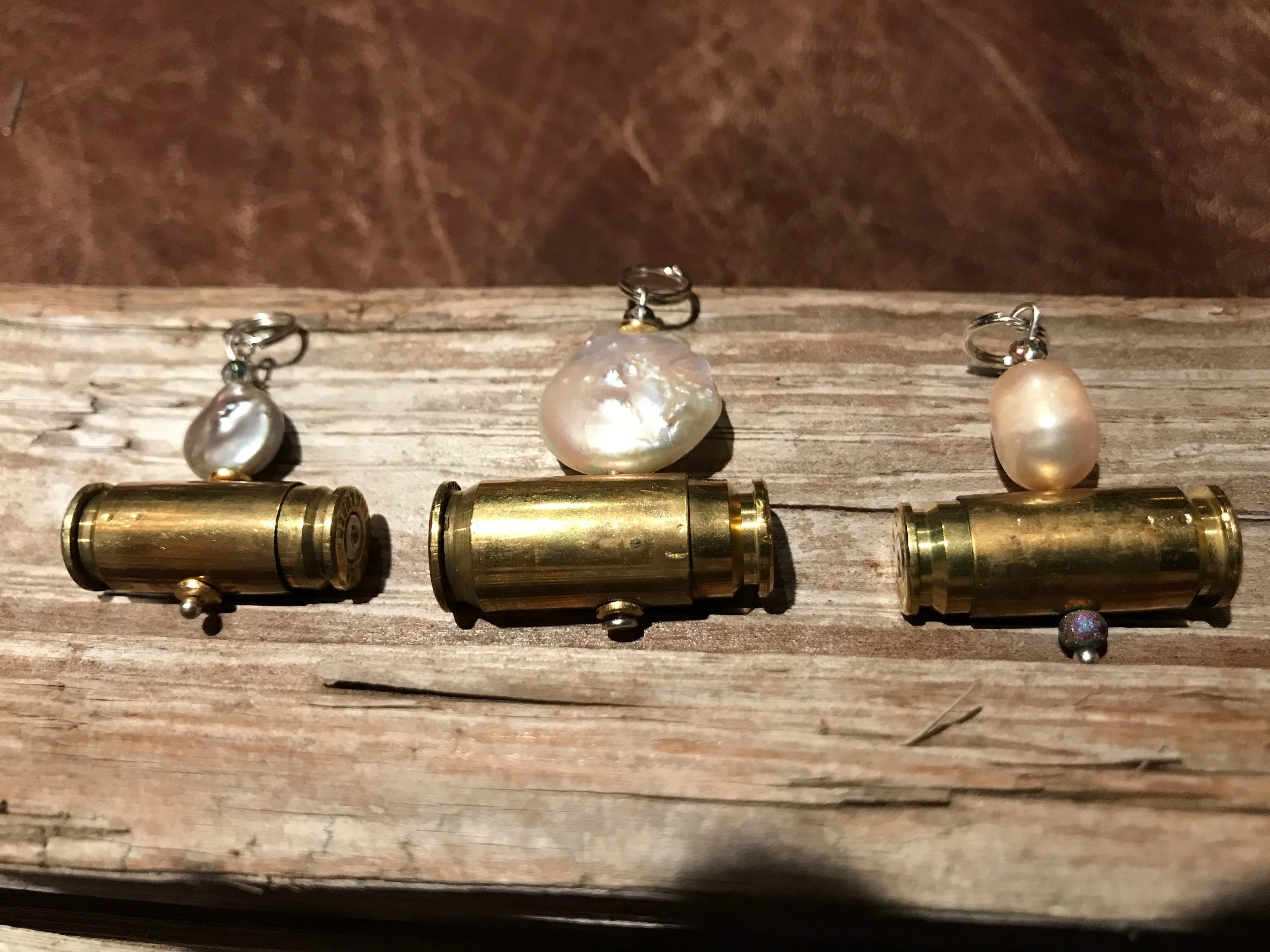 Small Bullet pendants 