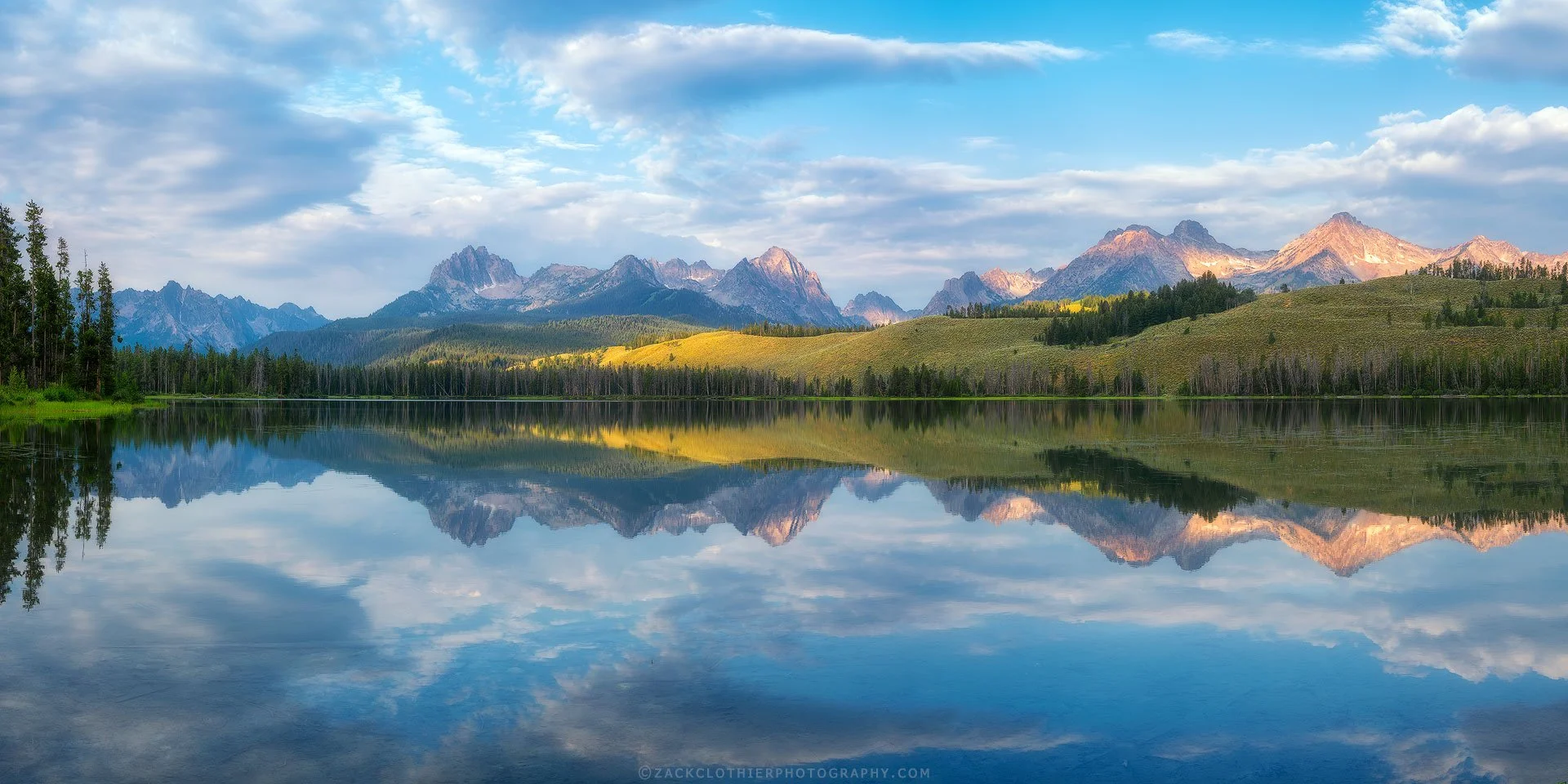 "SAWTOOTH SUMMER" - Redfish Lake Stanley Idaho Fine Art Print by Zack Clothier Photography