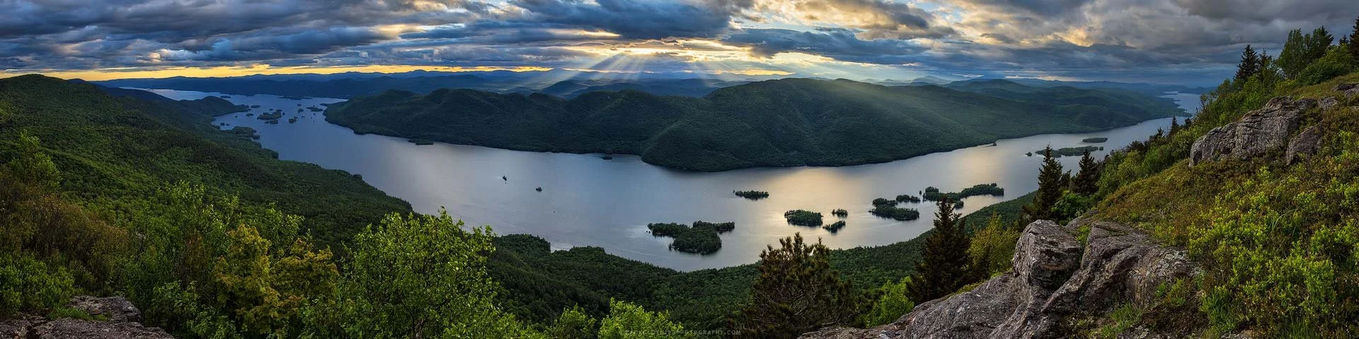 "ADIRONDACK ESSENCE" - Lake George Adirondack State Park New York Panoramic Fine Art Print by Zack Clothier Photography