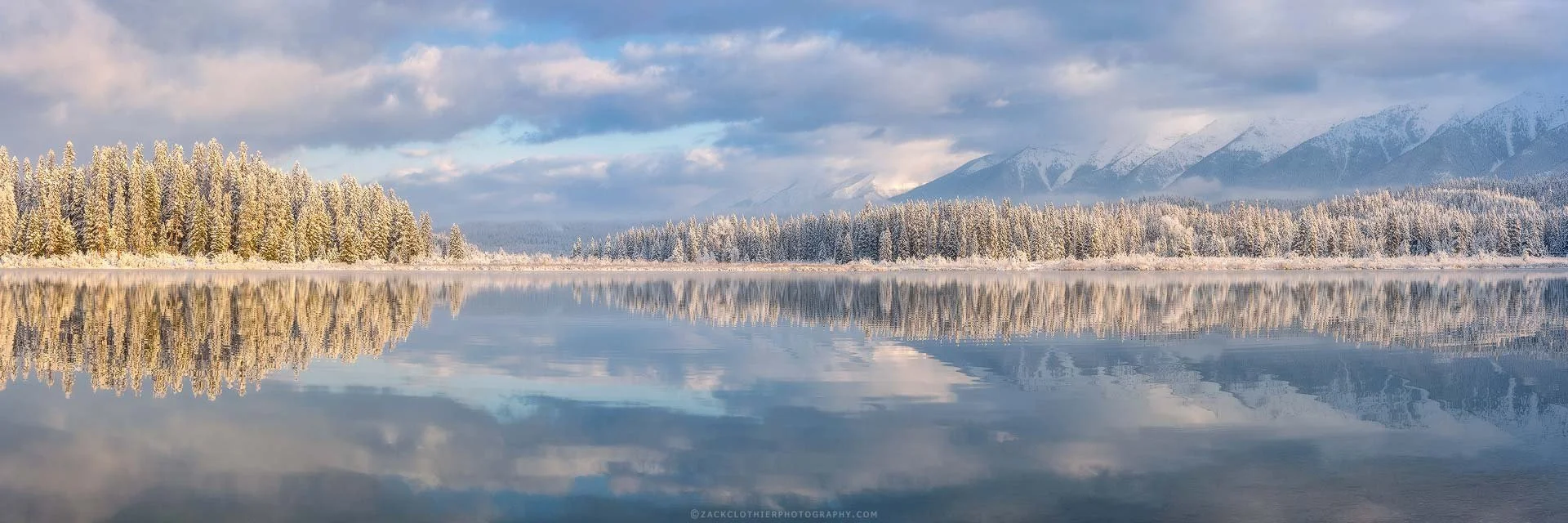 "FIRST SNOW" - Swan Valley Montana Panoramic Fine Art Print by Zack Clothier Photography