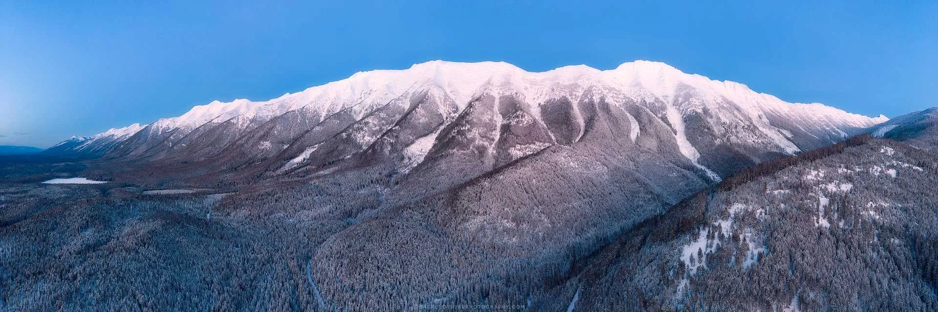 "THE WORLD IS QUIET HERE" - Swan Mountains Montana Winter Panoramic Fine Art Print by Zack Clothier Photography