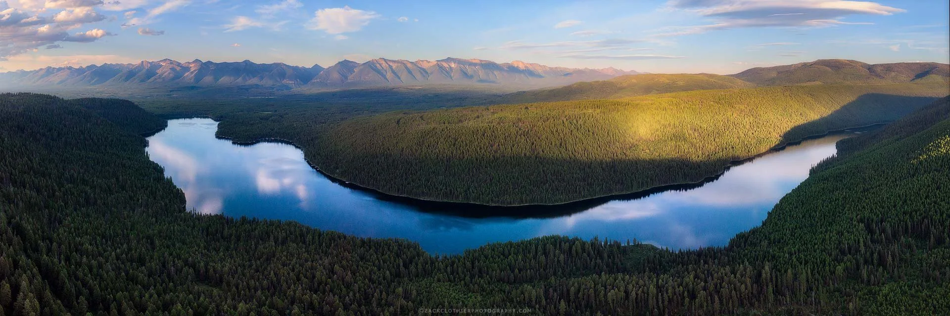 "WILD LANDS" - Lindberg Lake Swan Valley Montana Panoramic Fine Art Print by Zack Clothier Photography