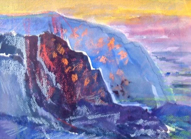 Monhegan Cliffs
12" x 19"
watercolor
SOLD