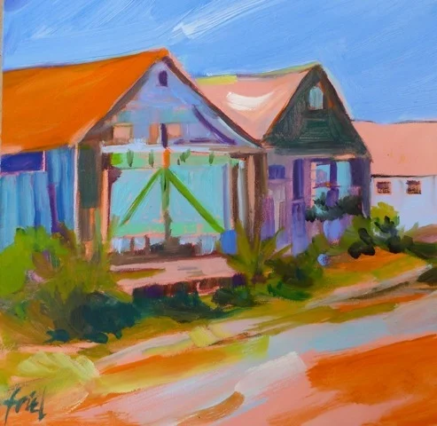Beach Huts II
6" x 6"
Oil on Board
$150
