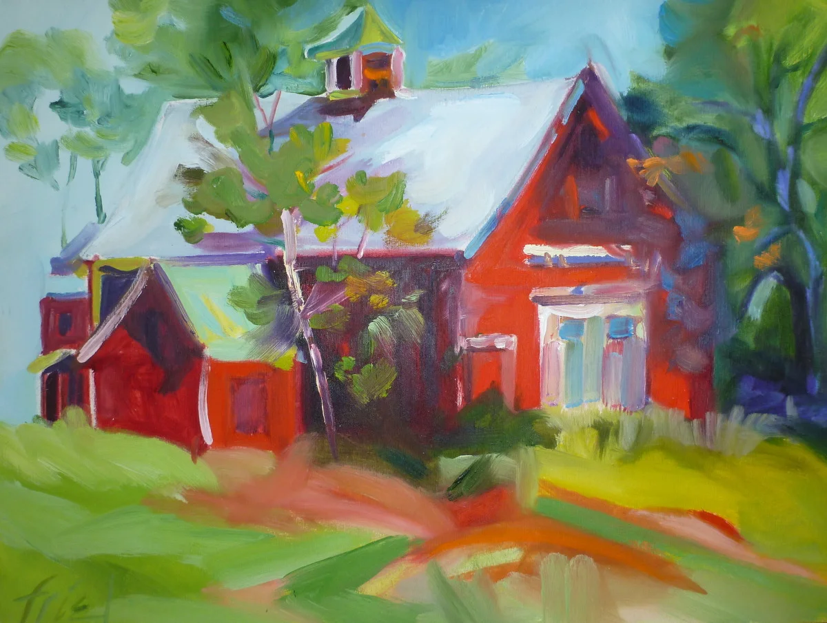 New Hampshire Barn
9" x 12"
oil on birch
$300
