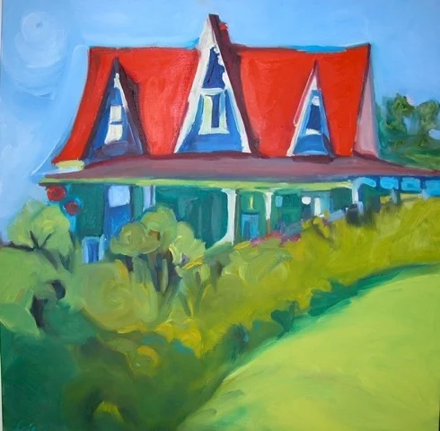 Red Gables
Oil on Board
16" x 16"
$600
