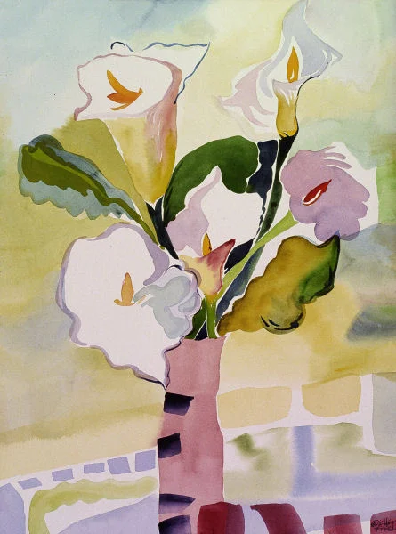 Calla Lilies
Watercolor
22" x 30"
$2000
