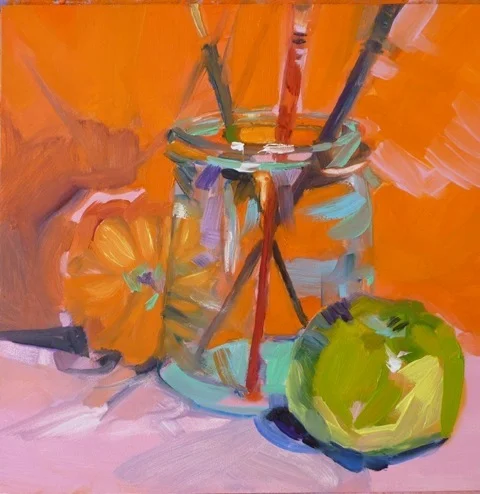 The Art Brushes
6" x 6"
Oil on Board
$150
