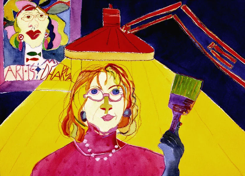 Art Is My Dharma
Watercolor & oil pastel
22" x 30"
$1000
