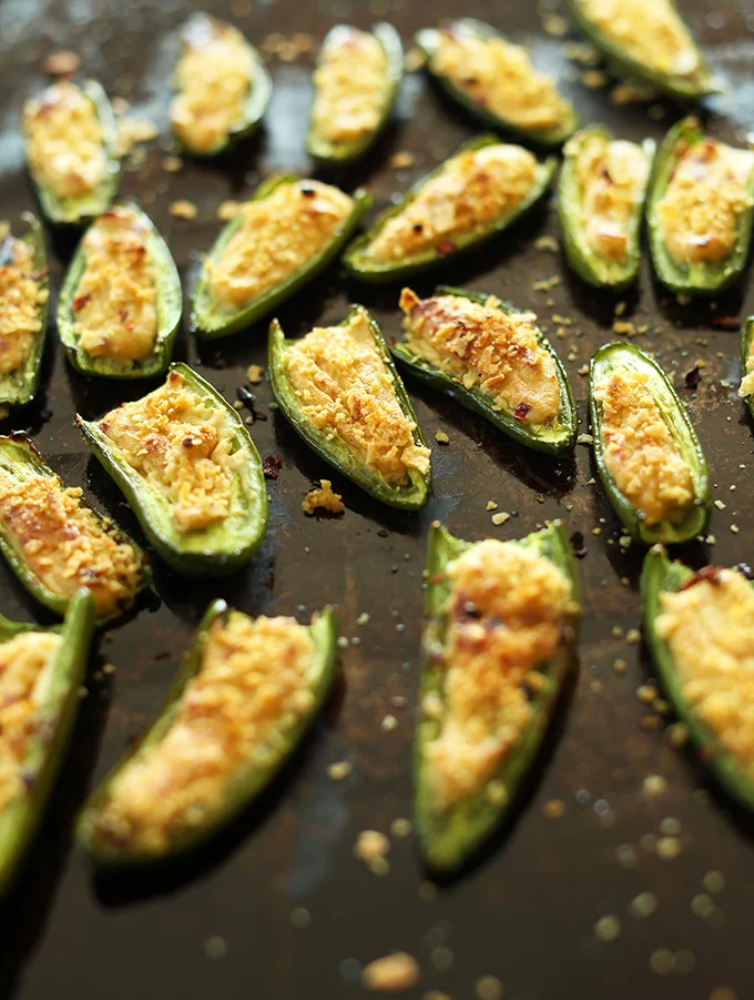 Vegan Jalapeno Poppers via Minimalist Baker Salads