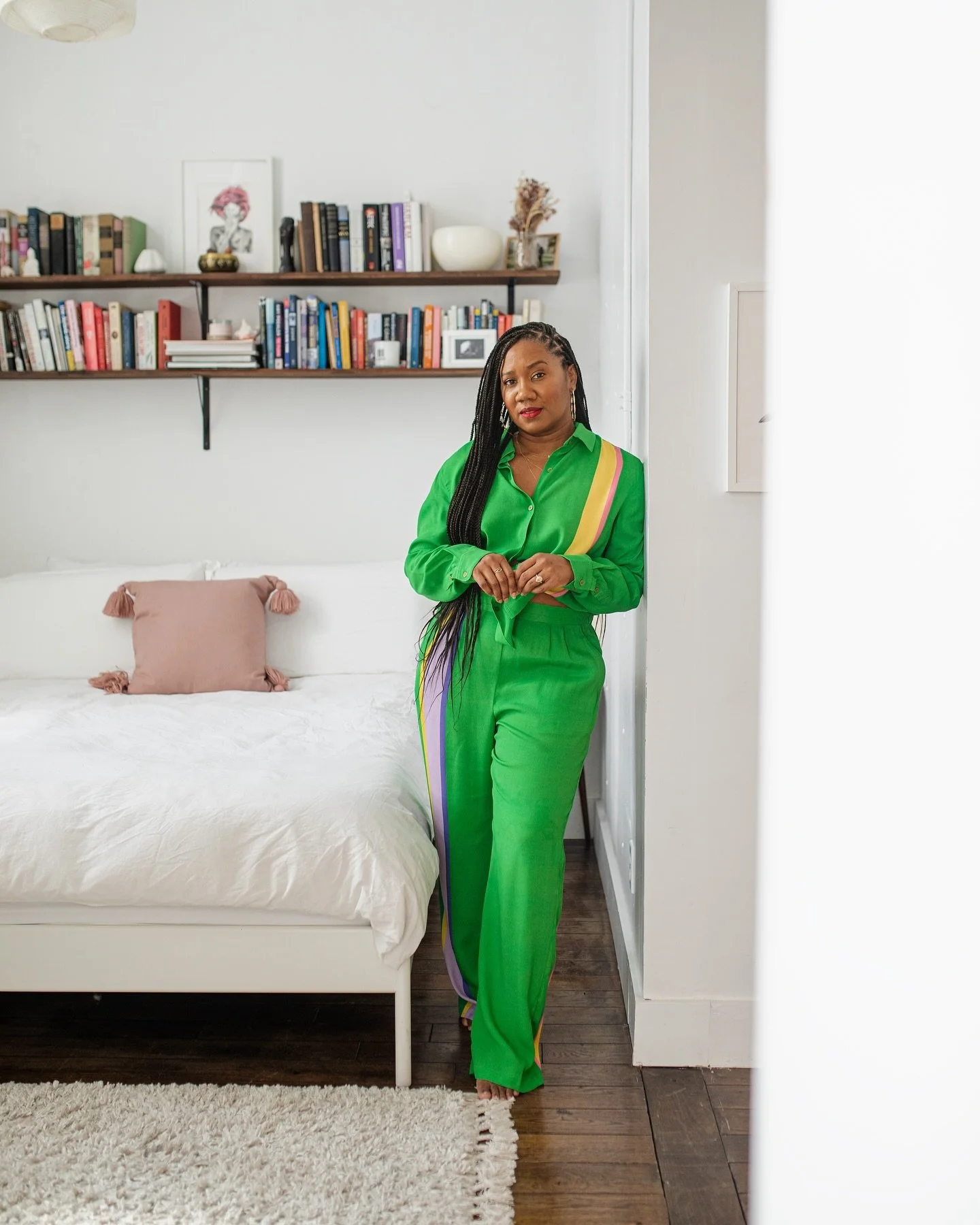 I remember being so nervous about launching this set because it stayed away from my usual @dressedinjoy tropical prints. But I figured - green is my favorite color, so I should just release it and see what happens. 

😳

I was NOT expecting it to be 