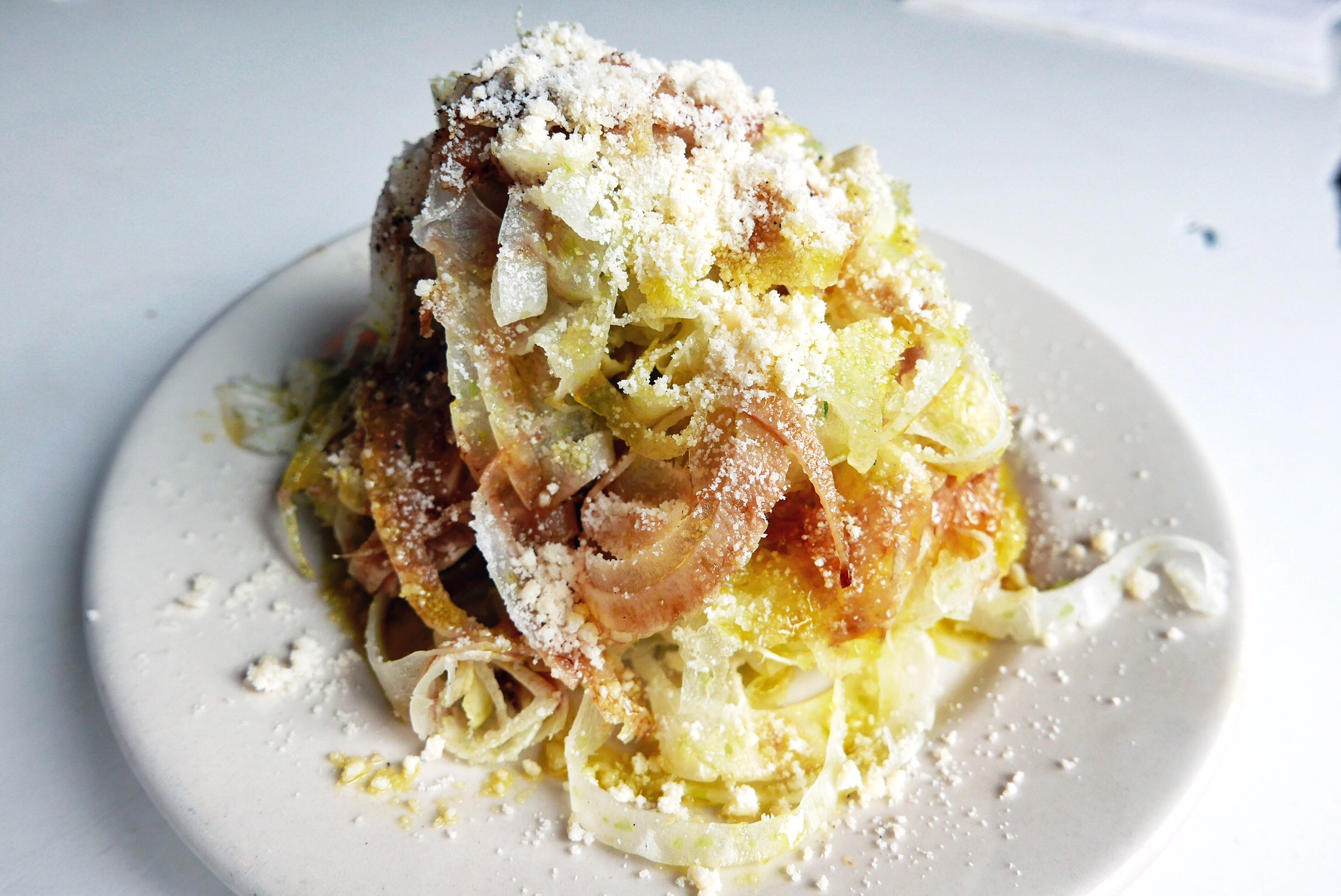 Fresh shaved Fennel Salad