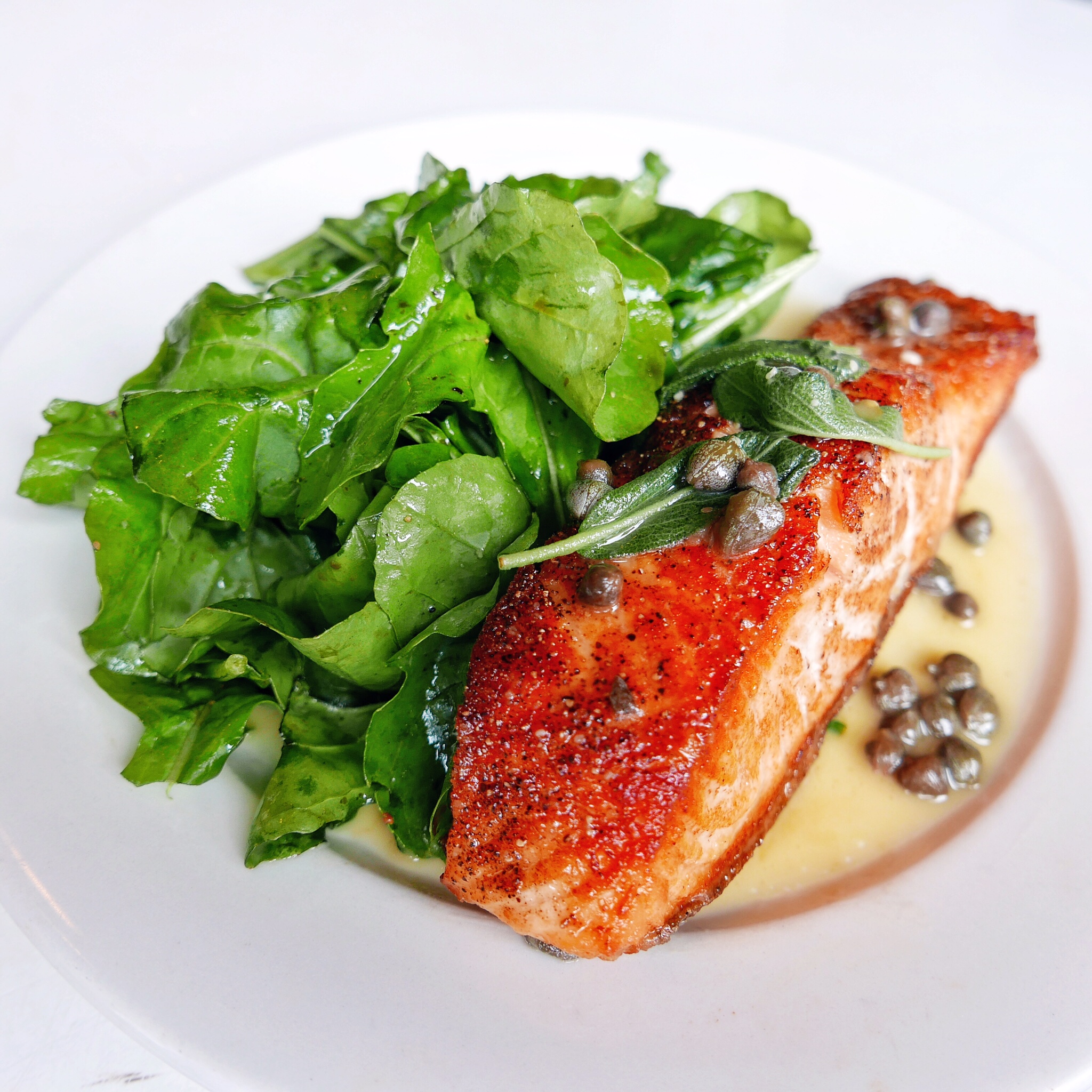 Seared Salmon with Brown Butter