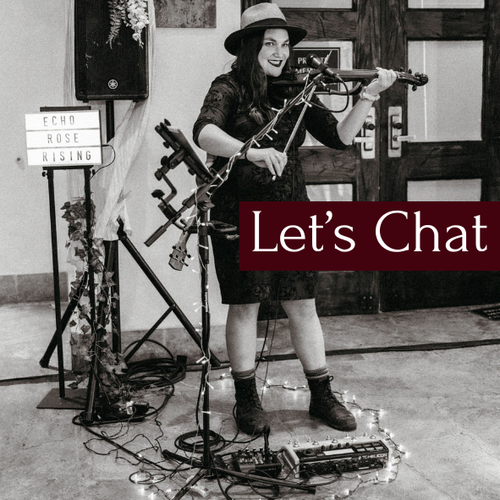 Wedding planning websites featured with a violinist performing live and inviting couples to begin planning their wedding and book ceremony music