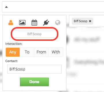 Named Advanced Filter