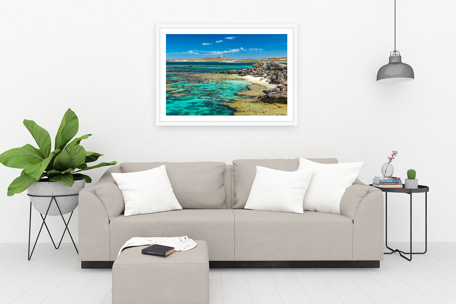 SALMON POINT - INSIDE CHICKENS - FRAMED PRINT WHITE.jpg