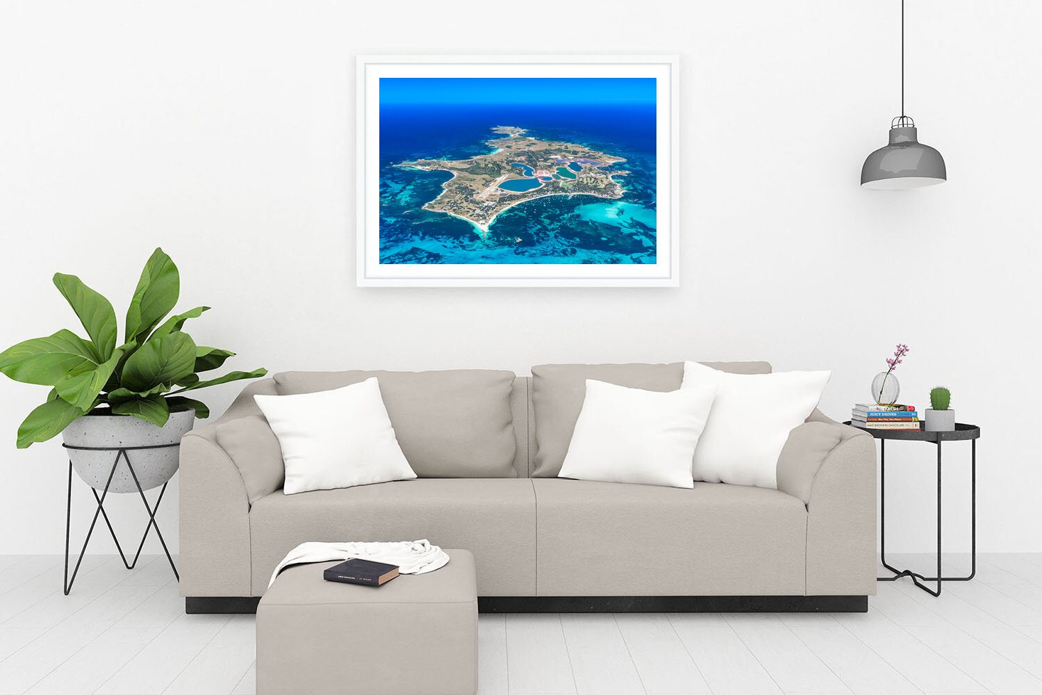  ROTTNEST ISLAND - FRAMED PRINT (WHITE) 