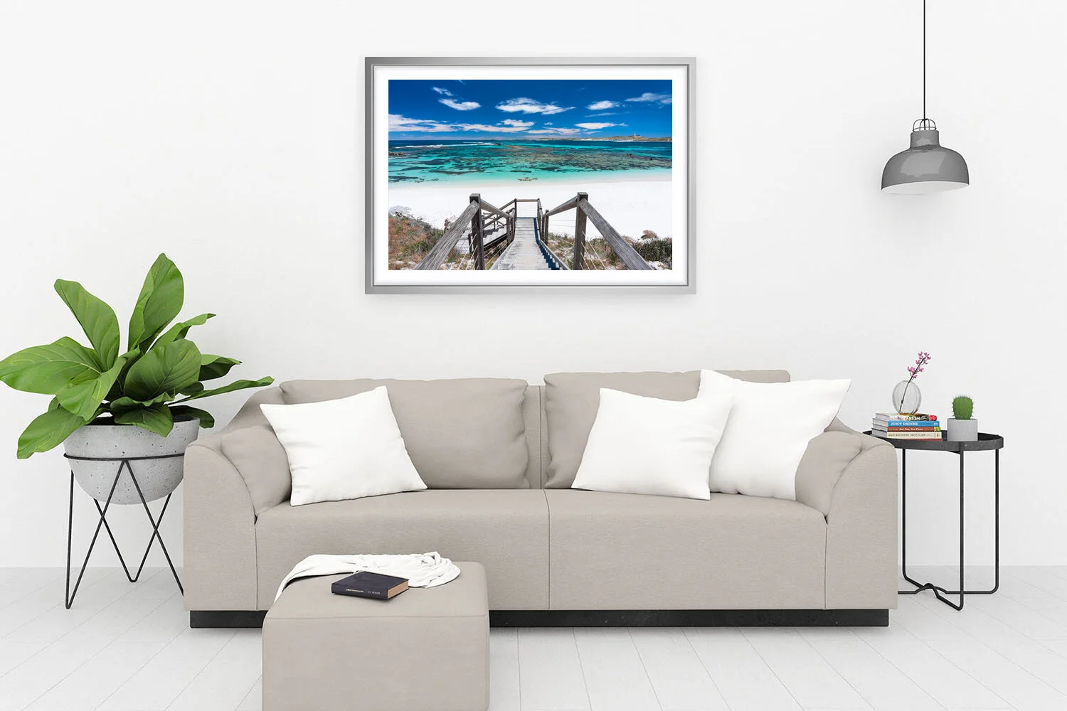 SALMON BAY - STAIRWAY TO HEAVEN - FRAMED PRINT SILVER.jpg