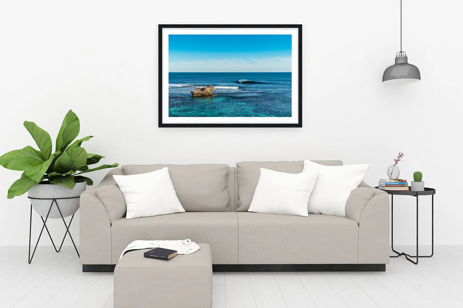 SALMON POINT - EMPTY PERFECTION - FRAMED PRINT BLACK.jpg