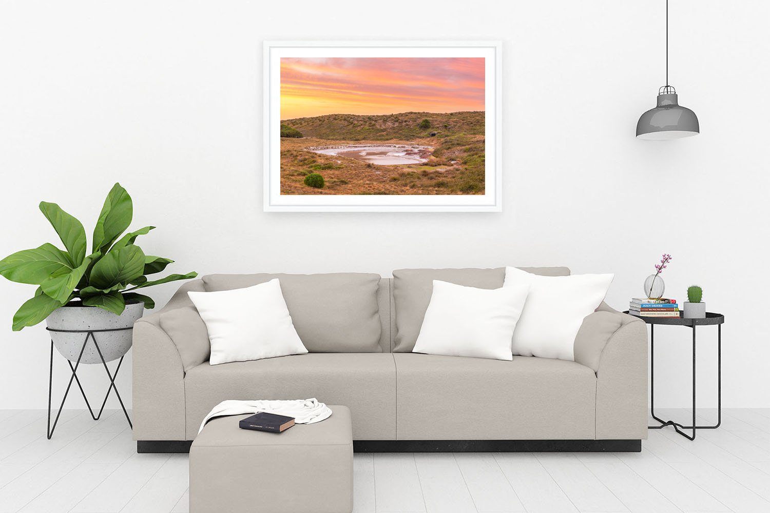 PARAKEET SWAMP - SUMMER SUNSETS WHITE.jpg
