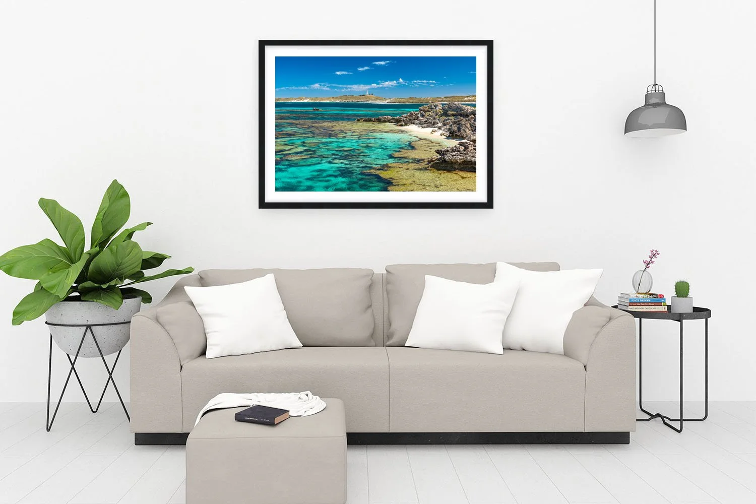 SALMON POINT - INSIDE CHICKENS - FRAMED PRINT BLACK.jpg