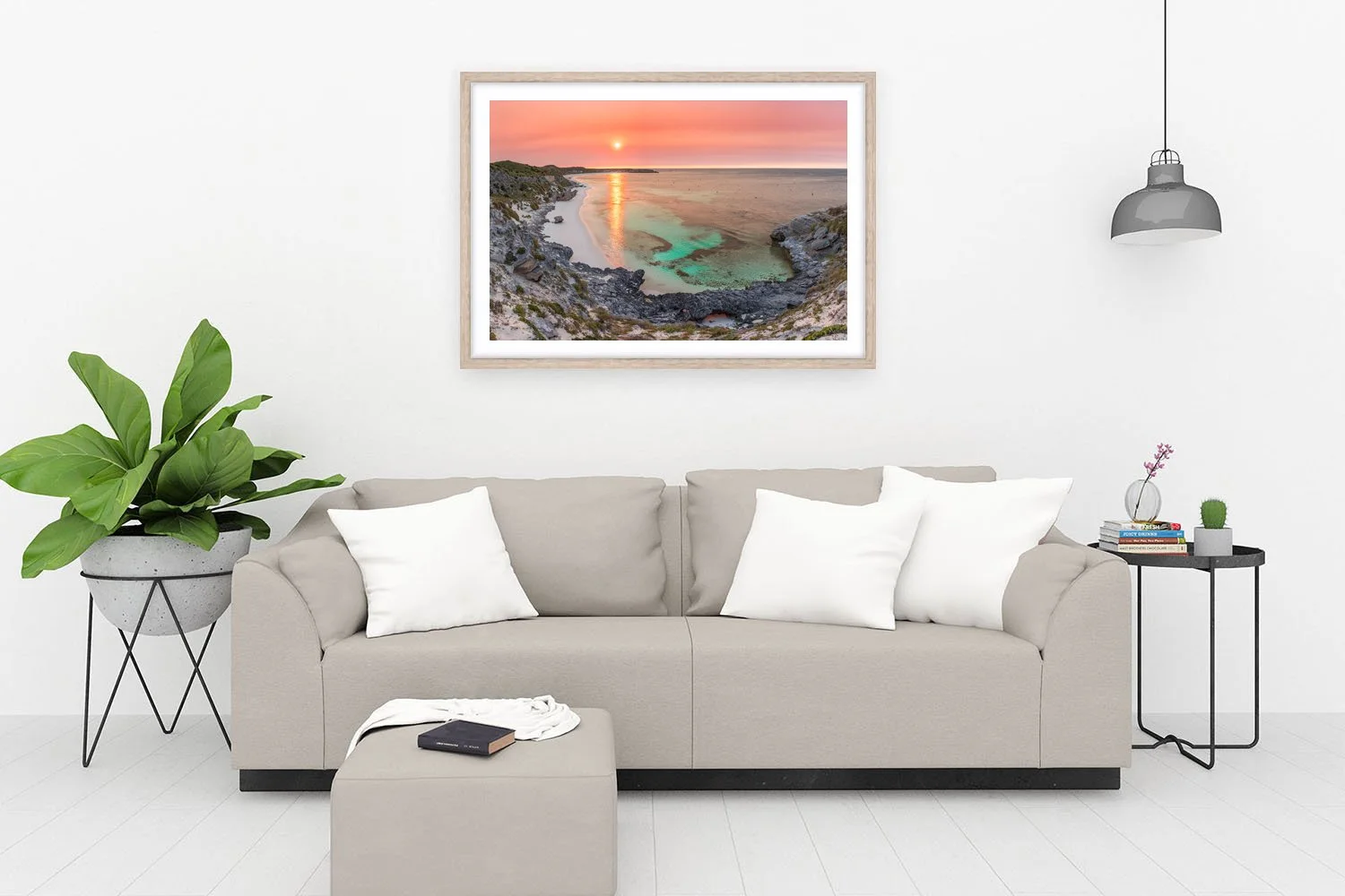 MARJORIE BAY - HAZE FOR DAYS - FRAMED PRINT OAK.jpg