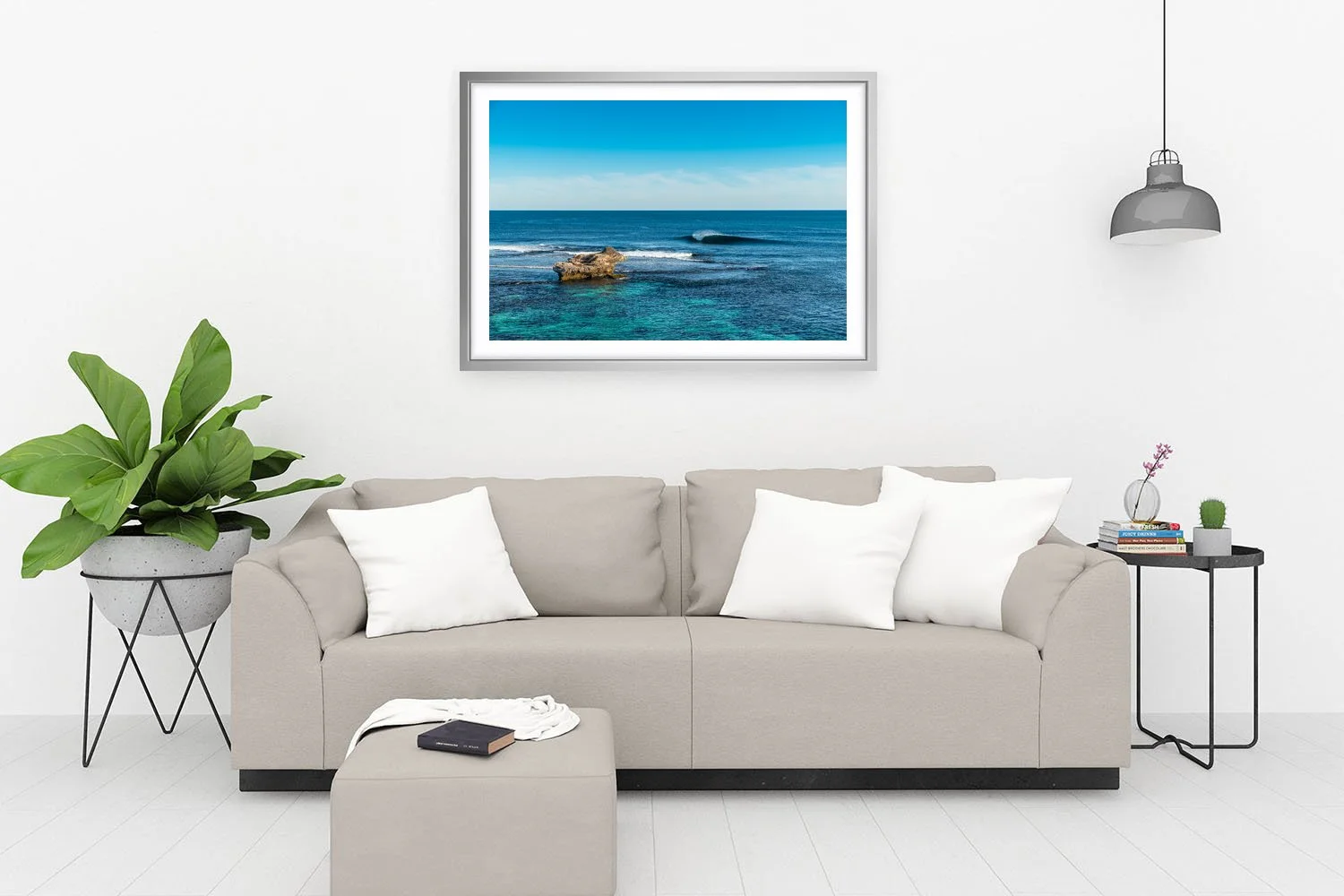 SALMON POINT - EMPTY PERFECTION - FRAMED PRINT SILVER.jpg
