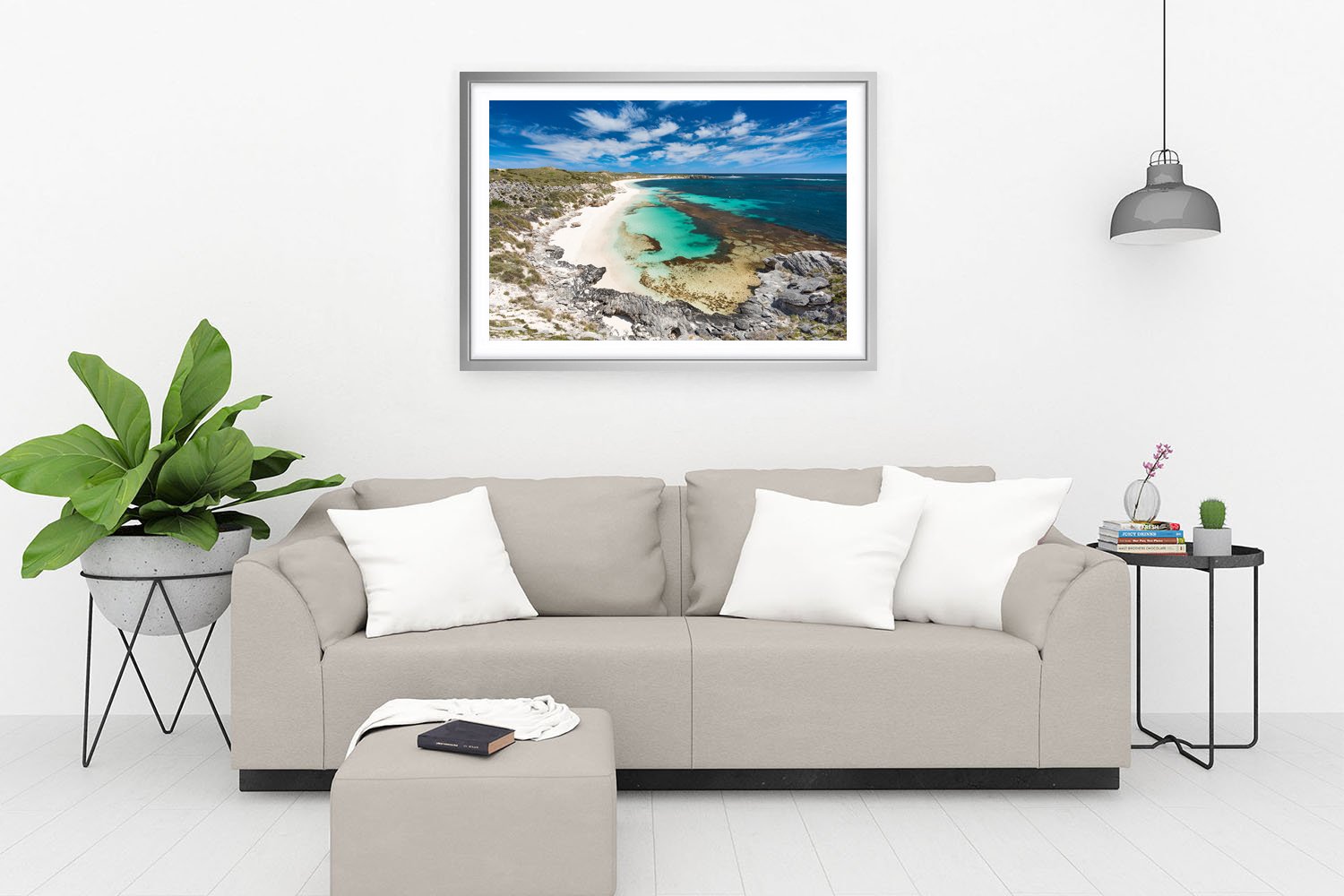 MARJORIE BAY - POSTCARD PERFECT - FRAMED PRINT SILVER.jpg