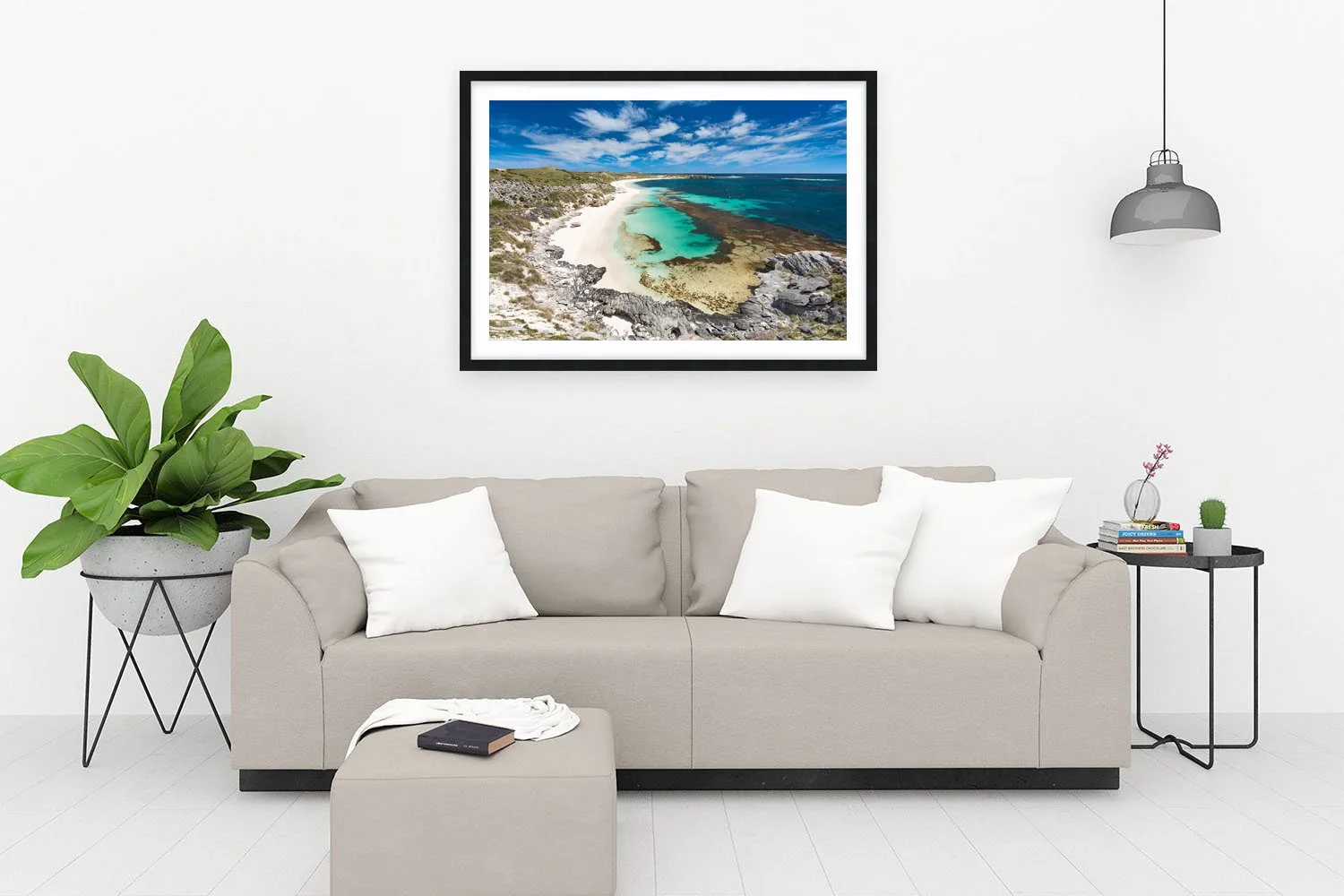 MARJORIE BAY - POSTCARD PERFECT - FRAMED PRINT BLACK.jpg